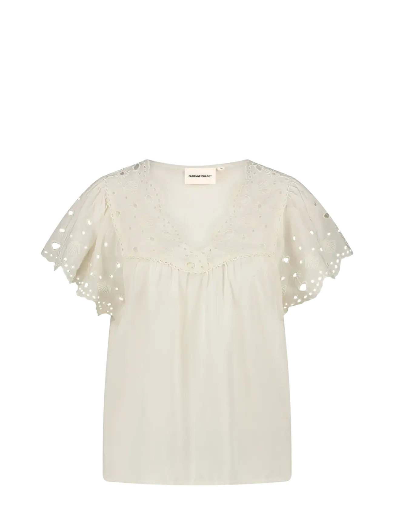 Fabienne Chapot Kristin Top - Modetrends - COSY WHITE / cream