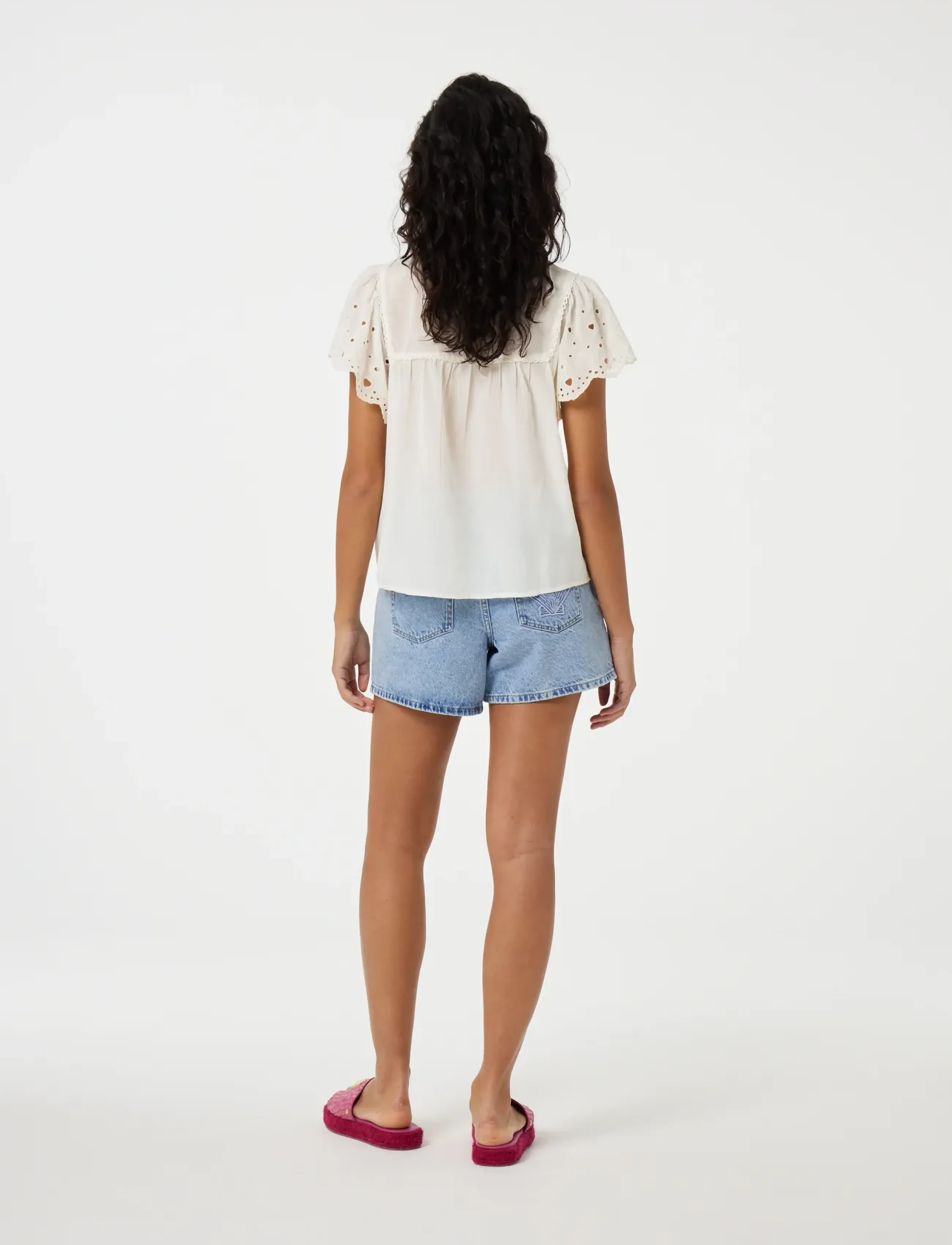 Fabienne Chapot - Kristin Top - bluzki krotkim rekawem - cosy white - 3