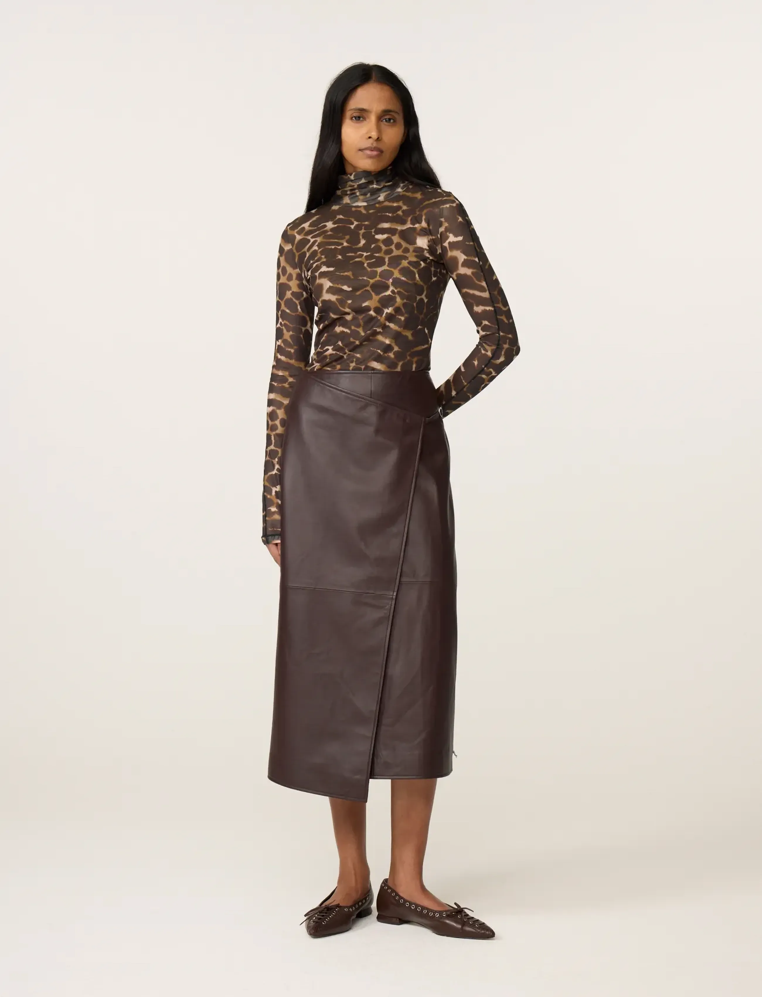 Fabienne Chapot Jadyn Top - Long-sleeved tops - TOFFEE/CAMEL CLUB / brown