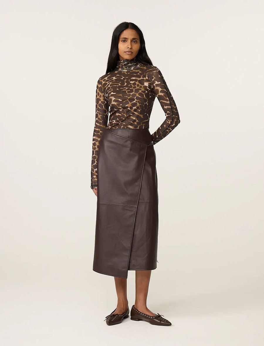 Fabienne Chapot - Jadyn Top - long-sleeved tops - toffee/camel club - 0