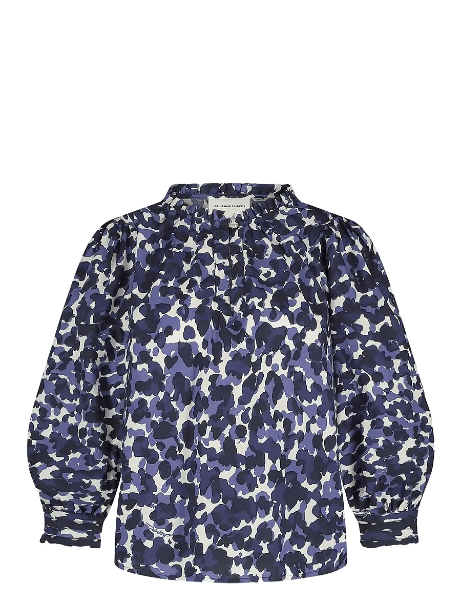 Fabienne Chapot - Dascha Top - langärmelige blusen - after midnight blue - 0
