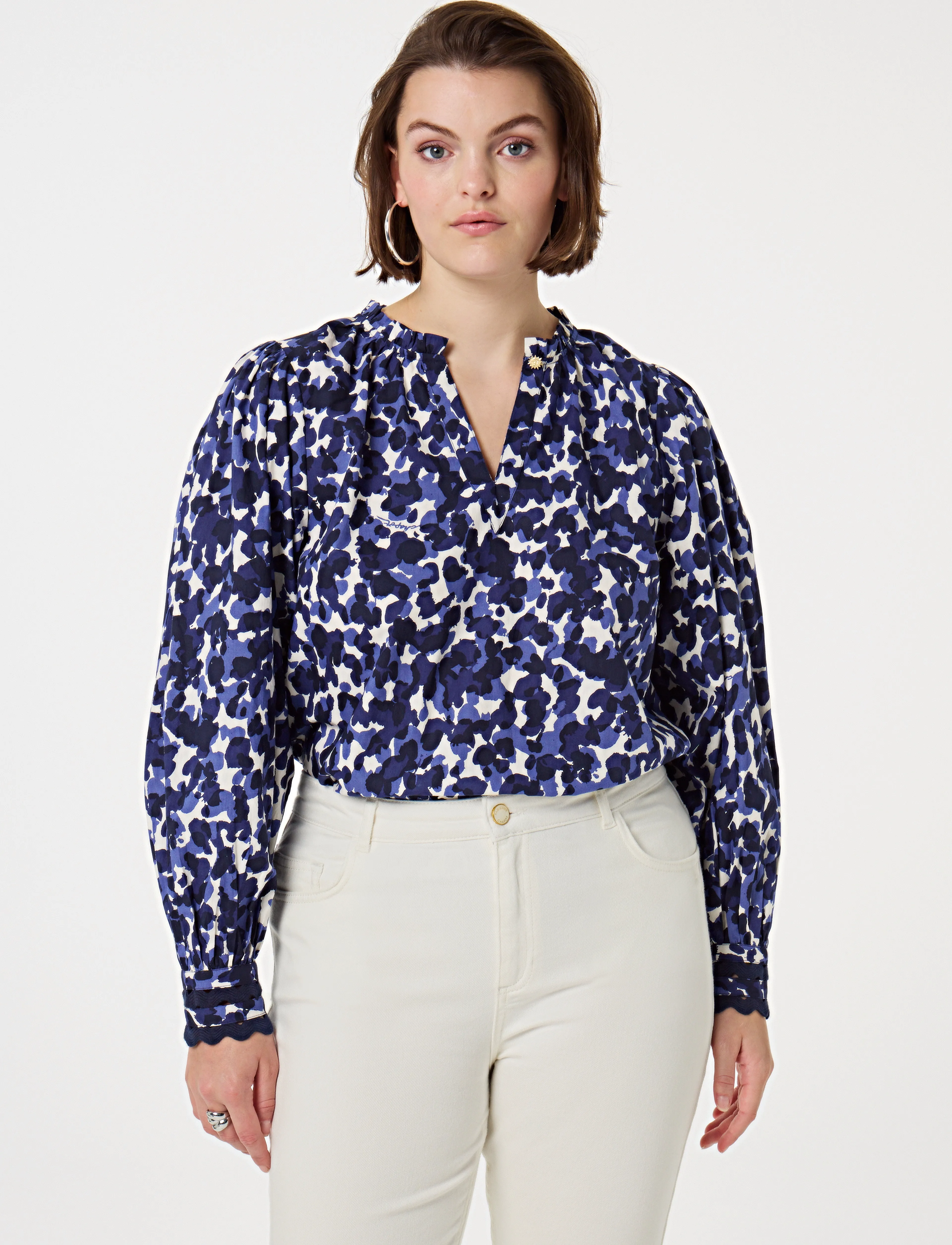 Fabienne Chapot - Dascha Top - langærmede bluser - after midnight blue - 2