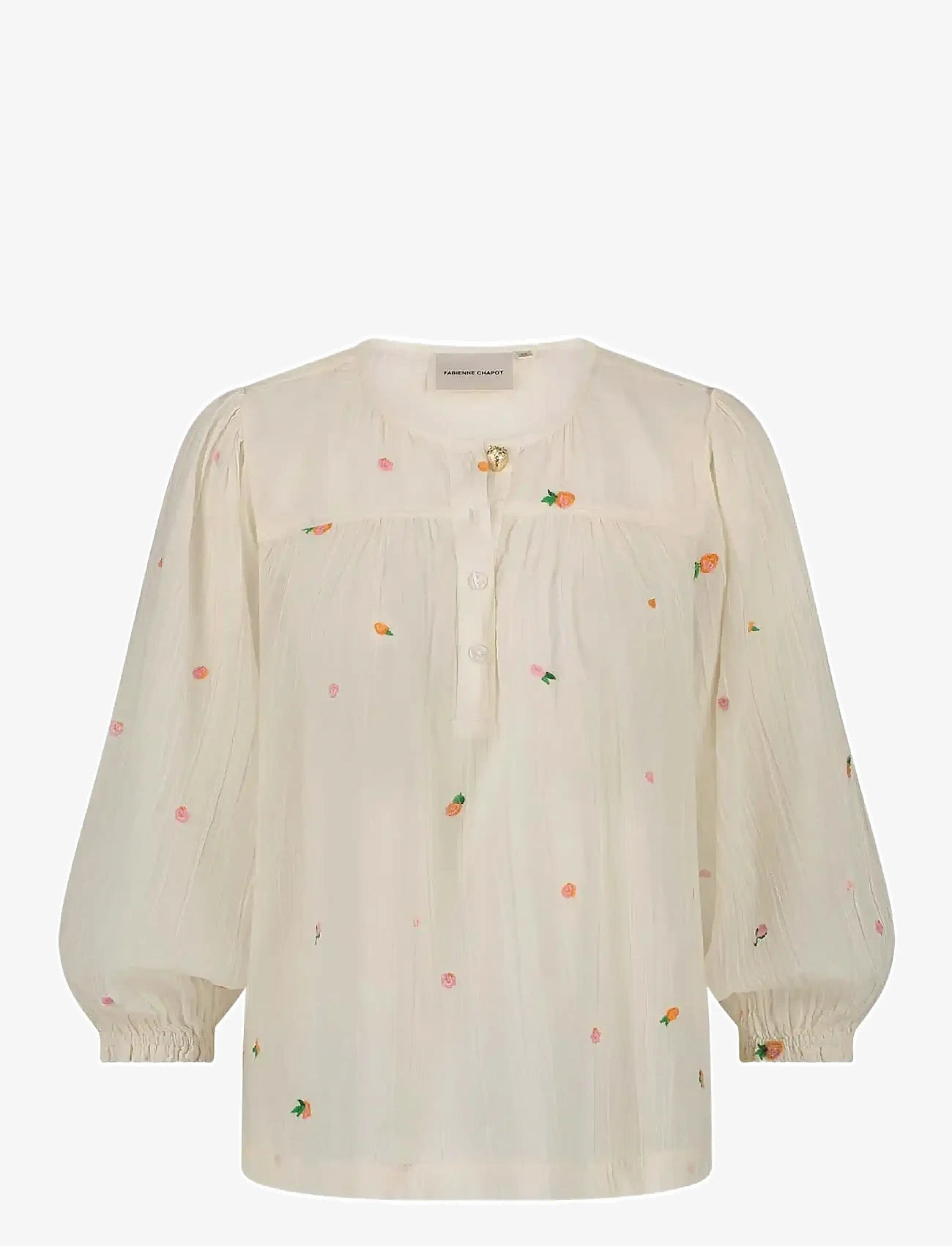 Fabienne Chapot - Bindi Top - pikkade varrukatega pluusid - cosy white - 0