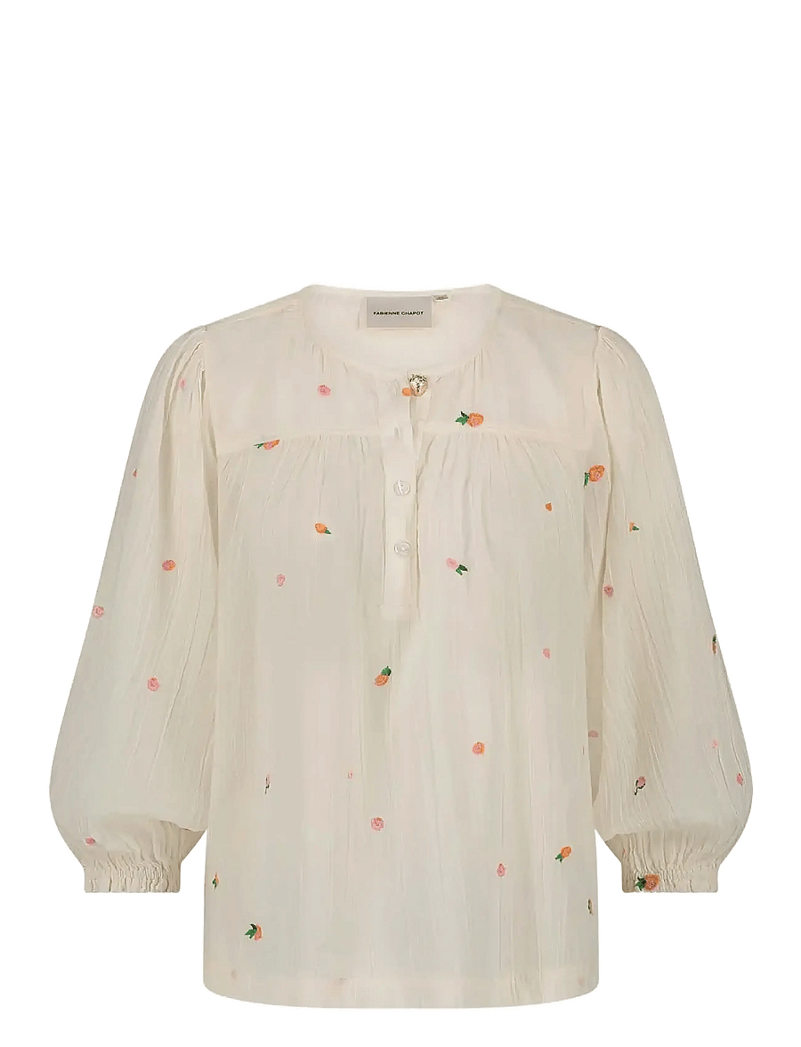 Fabienne Chapot - Bindi Top - langärmelige blusen - cosy white - 1