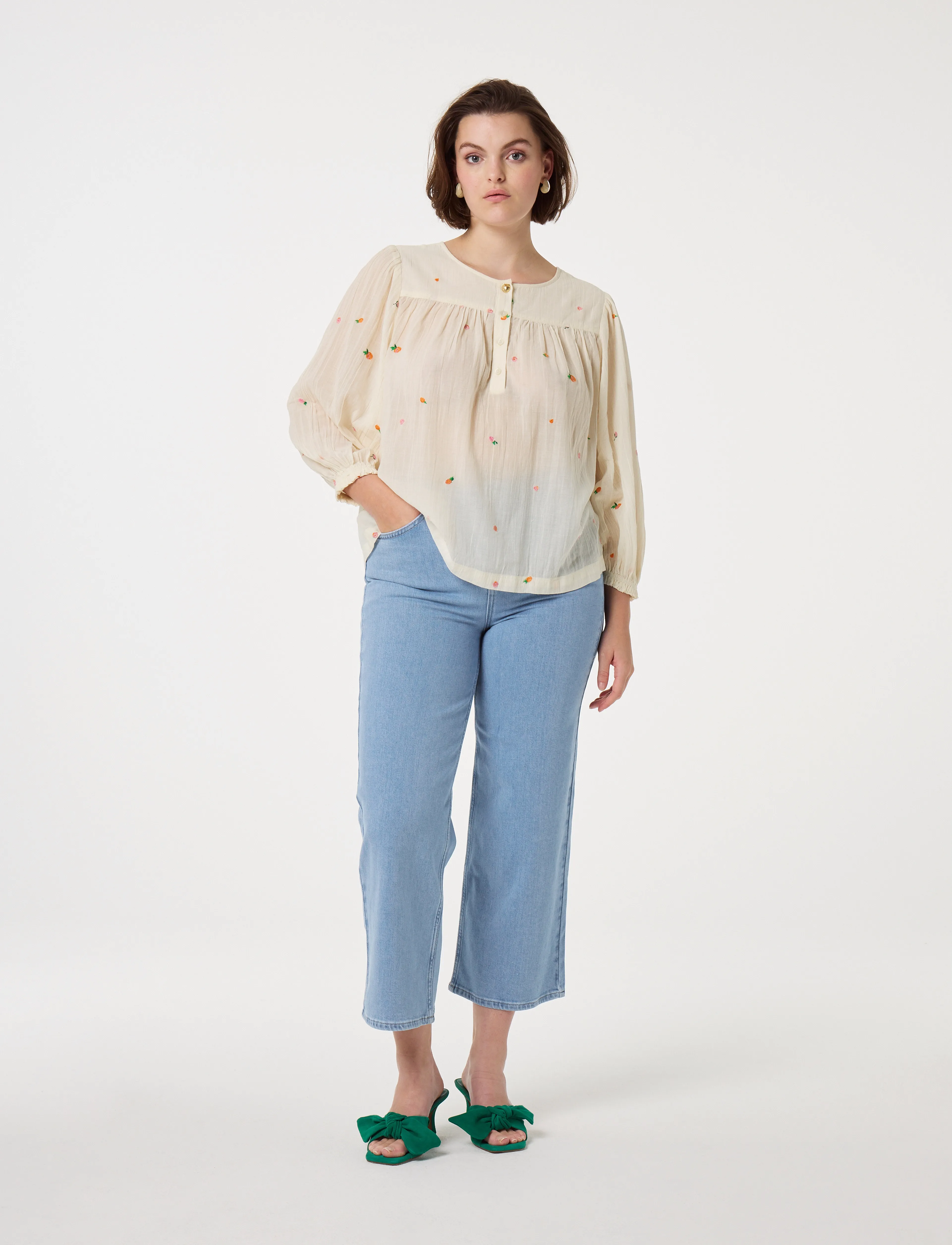 Fabienne Chapot - Bindi Top - cosy white - 3