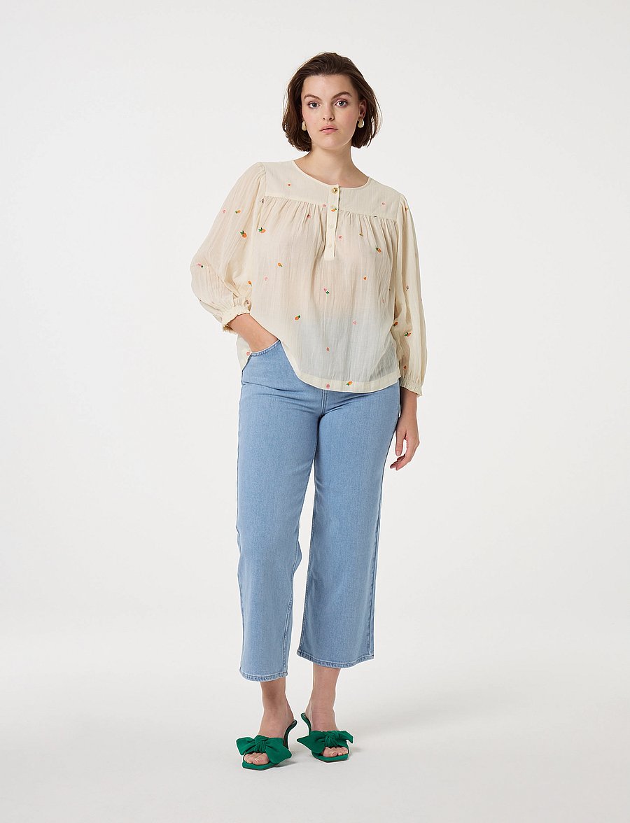 Fabienne Chapot - Bindi Top - langärmelige blusen - cosy white - 3