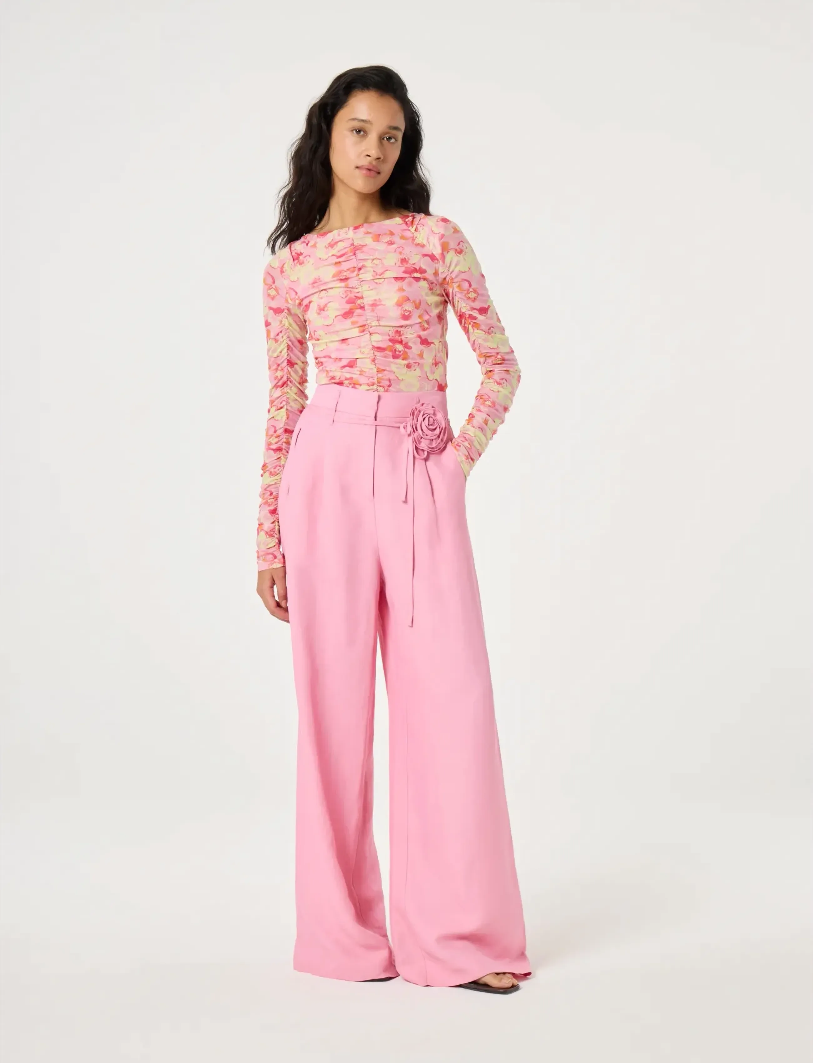 Fabienne Chapot Rafael Trousers - Nyheder - PINK RENDEZ VOUS / pink/rose