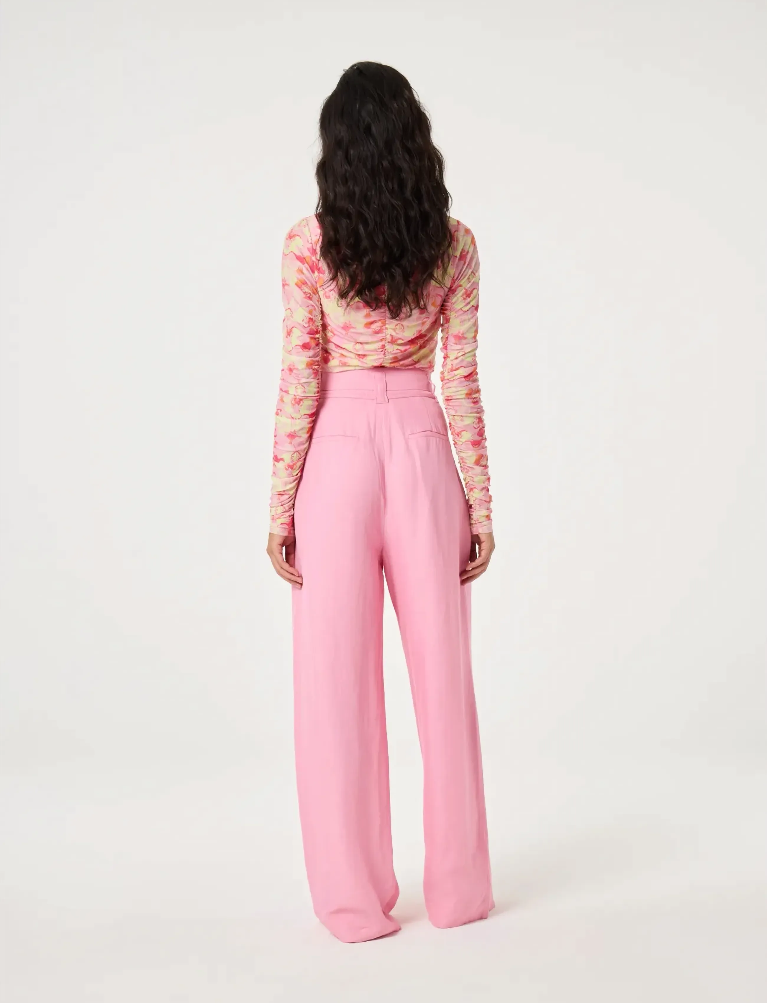 Fabienne Chapot - Rafael Trousers - hosen mit weitem bein - pink rendez vous - 2