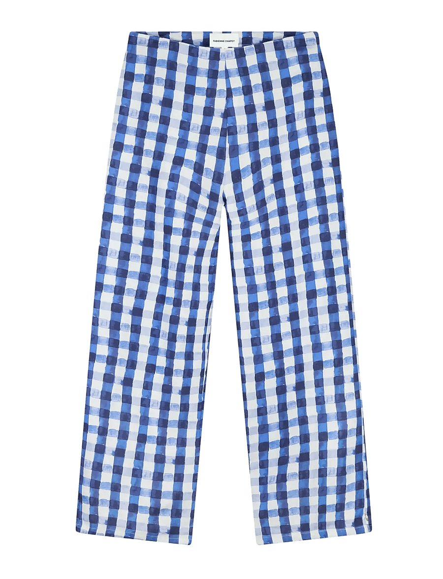 Fabienne Chapot - Tropez Trousers - suorat housut - navy/cosy white - 1