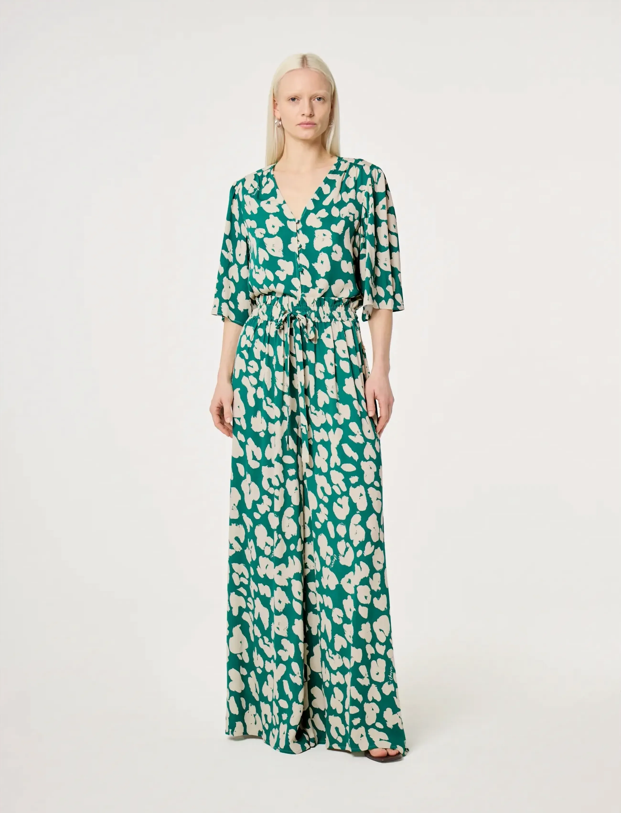 Fabienne Chapot Palapa Trousers - Fabienne Chapot - EVERGREEN/COSY WHITE / green