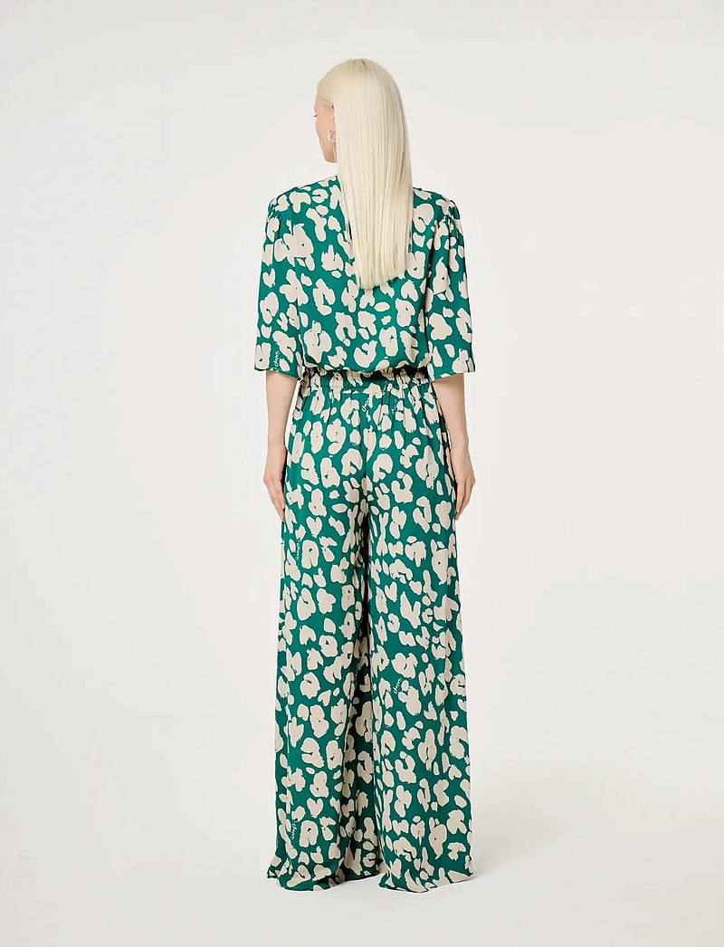 Fabienne Chapot - Palapa Trousers - bukser med brede ben - evergreen/cosy white - 3