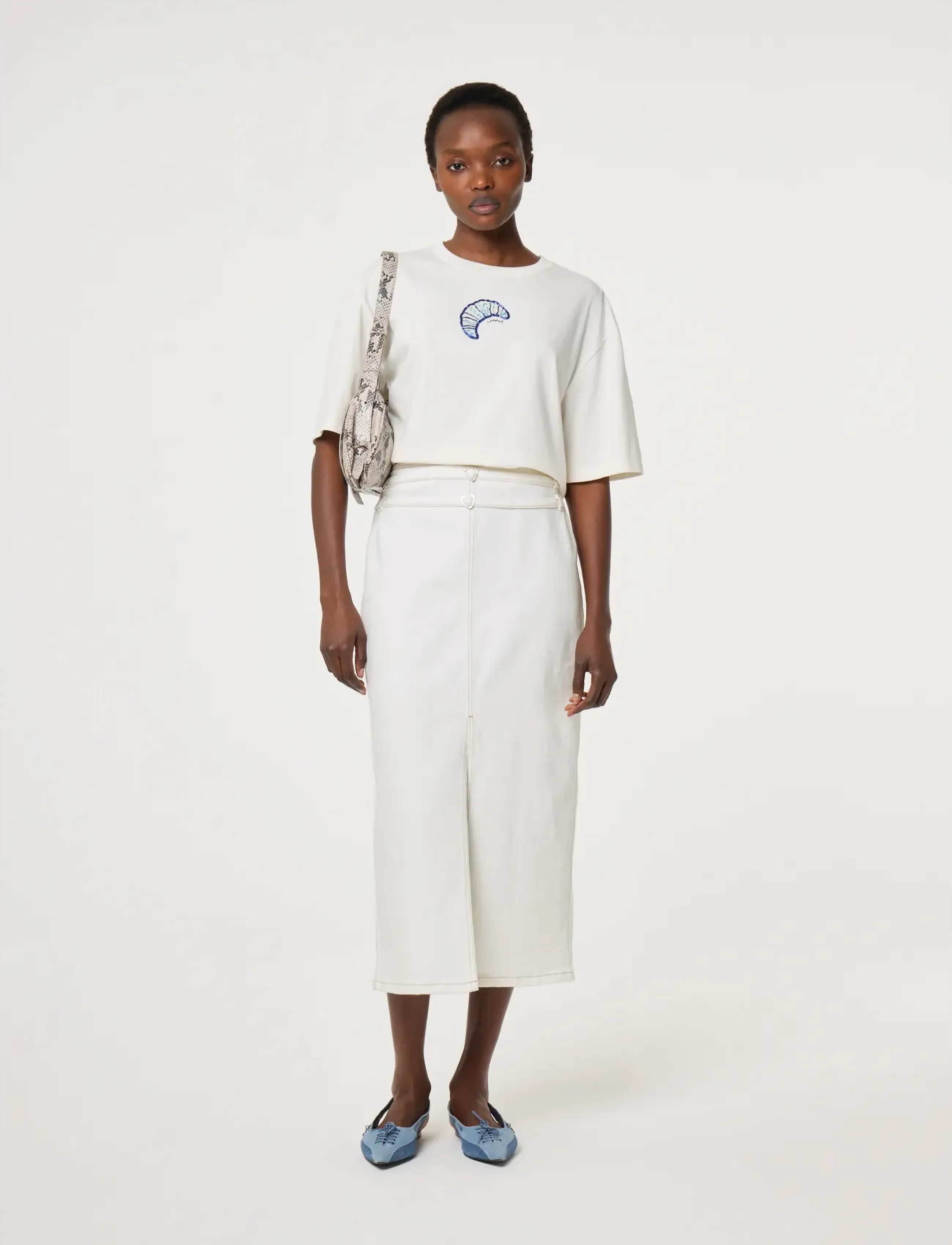 Fabienne Chapot Benja T-shirt - T-shirts - COSY WHITE / cream