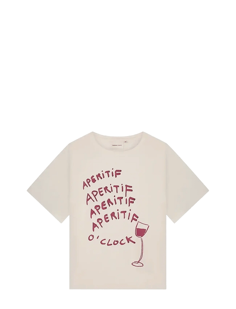 Fabienne Chapot - Rose Wine T-shirt - t-särgid - cosy white - 1