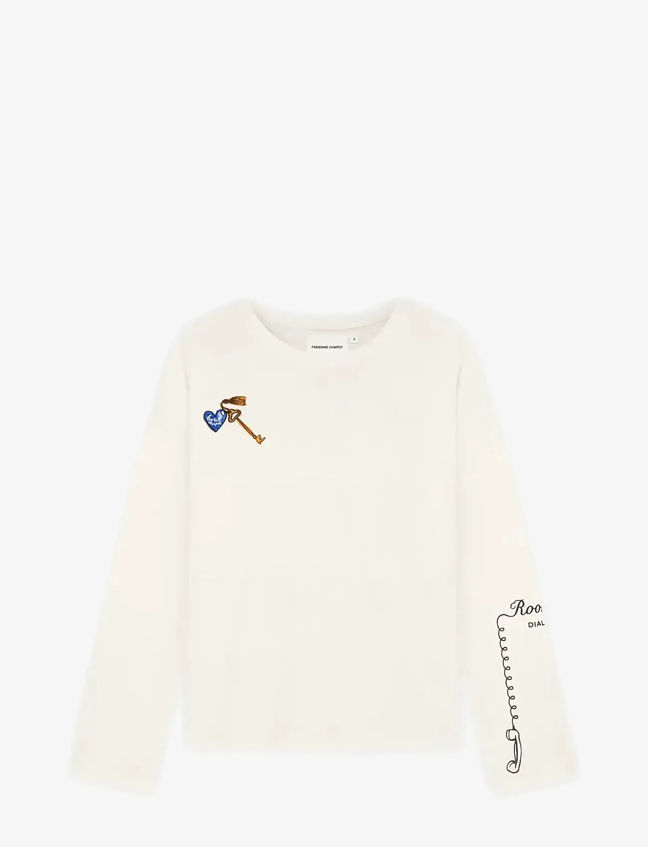 Fabienne Chapot - Phileine LS T-shirt - langærmede toppe - cosy white - 0