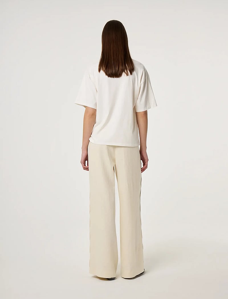 Fabienne Chapot - Fay T-shirt - t-shirts - cosy white/green - 4