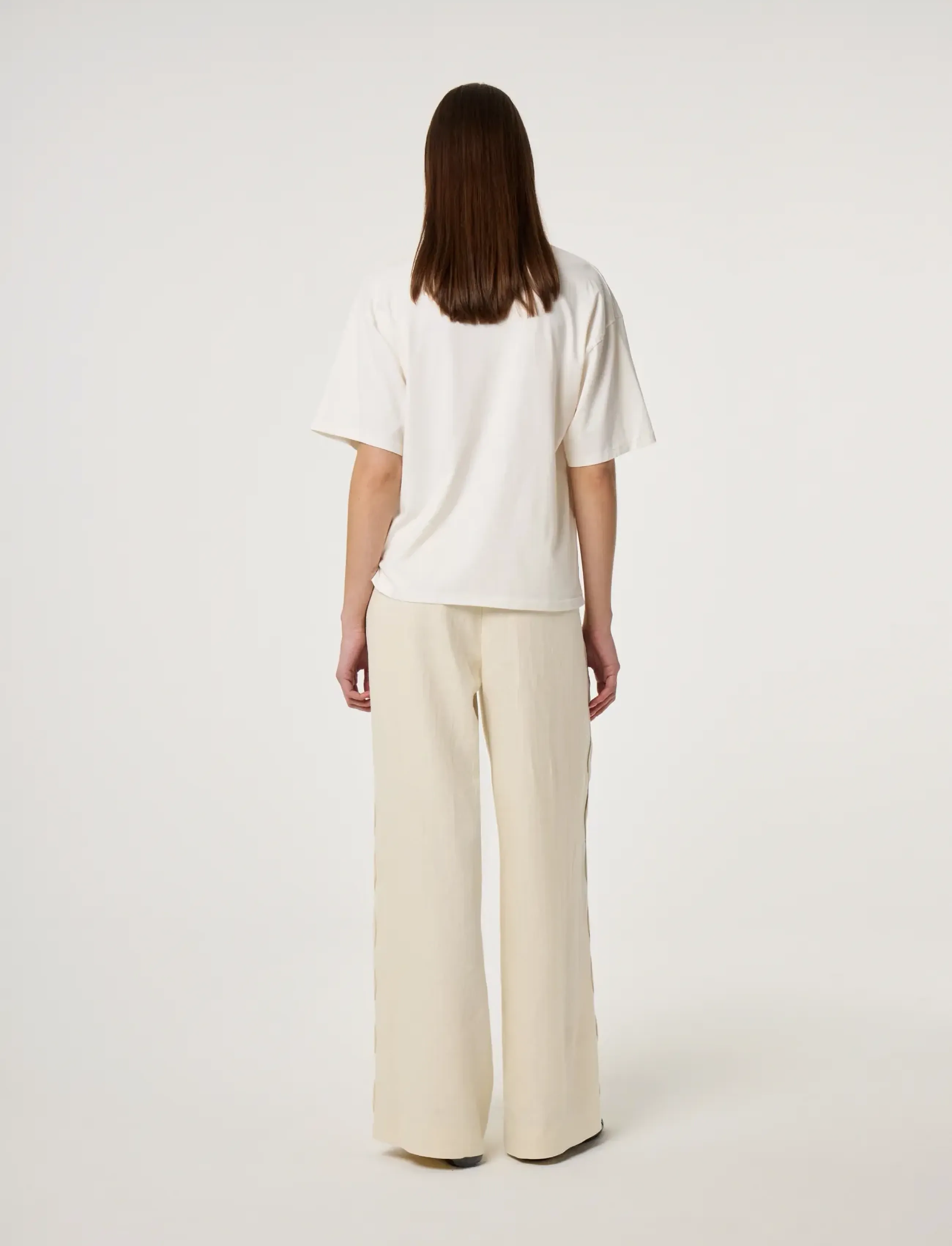 Fabienne Chapot - Fay T-shirt - t-särgid - cosy white/green - 4