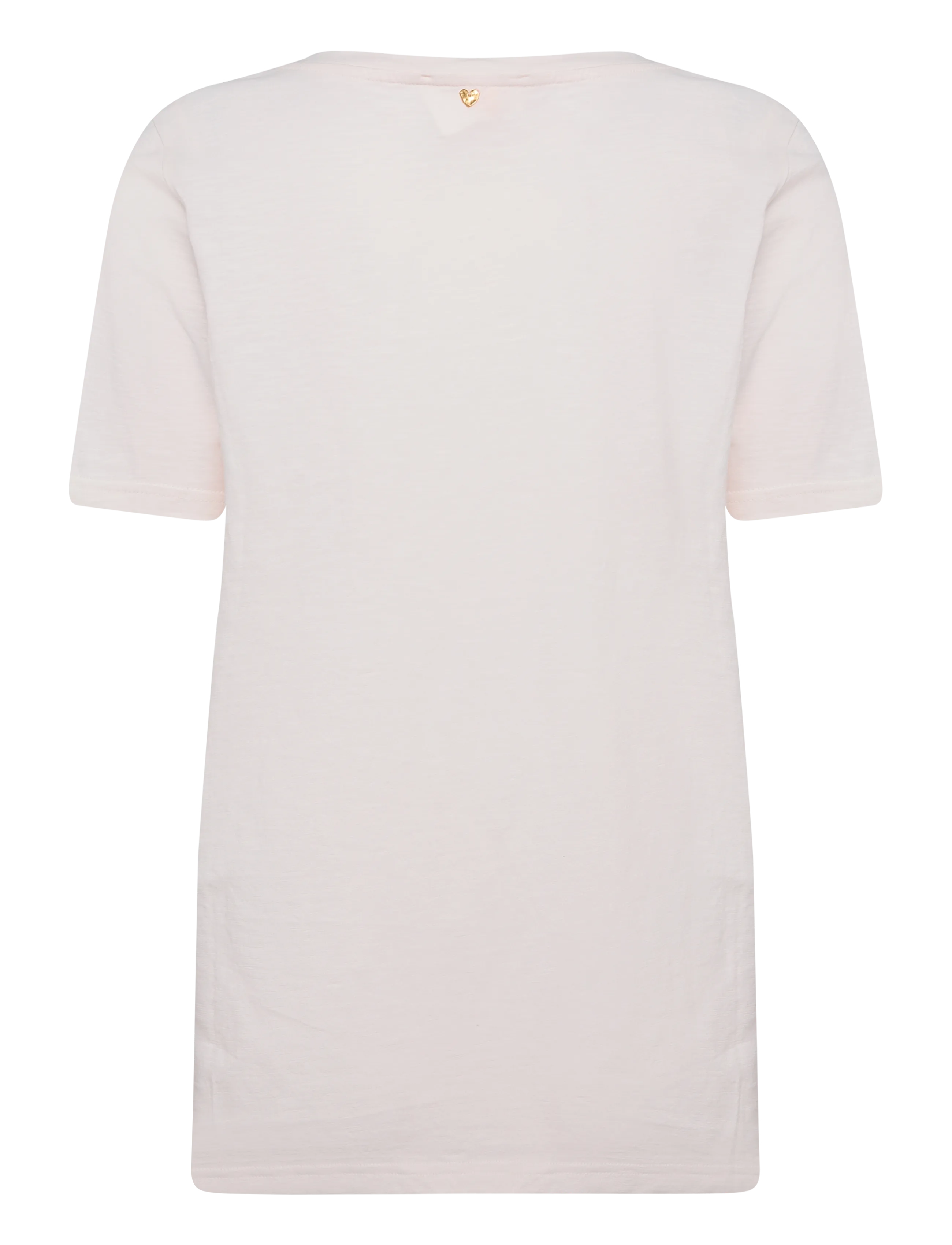 Fabienne Chapot - Phil V-Neck T-shirt - t-shirts - cosy white/red - 1