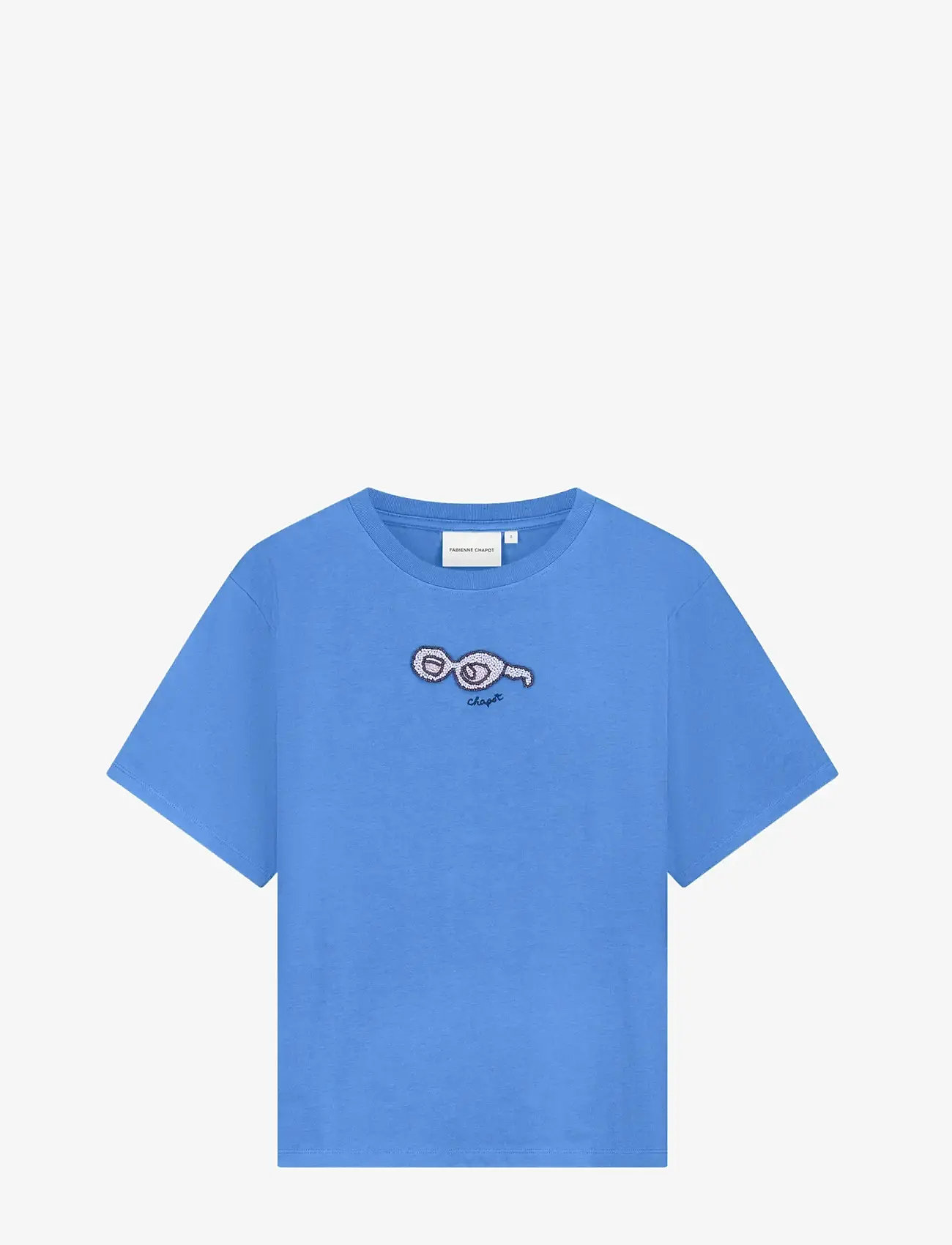 Fabienne Chapot - Pearl T-shirt - t-shirts - marina blue - 1