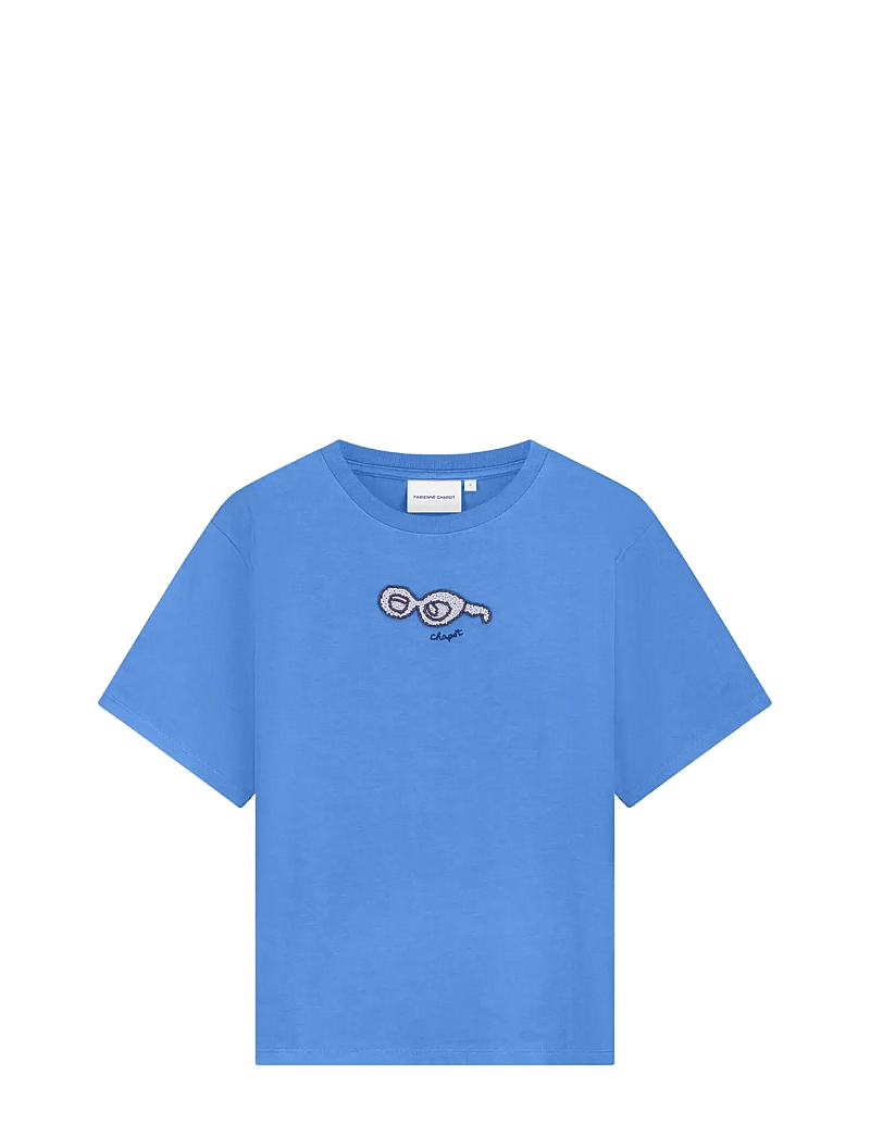 Fabienne Chapot - Pearl T-shirt - t-shirts - marina blue - 1
