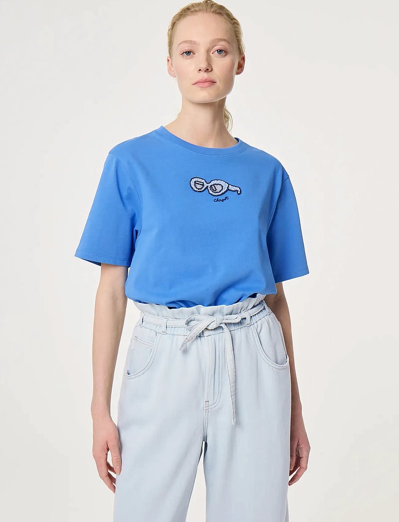 Fabienne Chapot - Pearl T-shirt - t-shirts - marina blue - 2