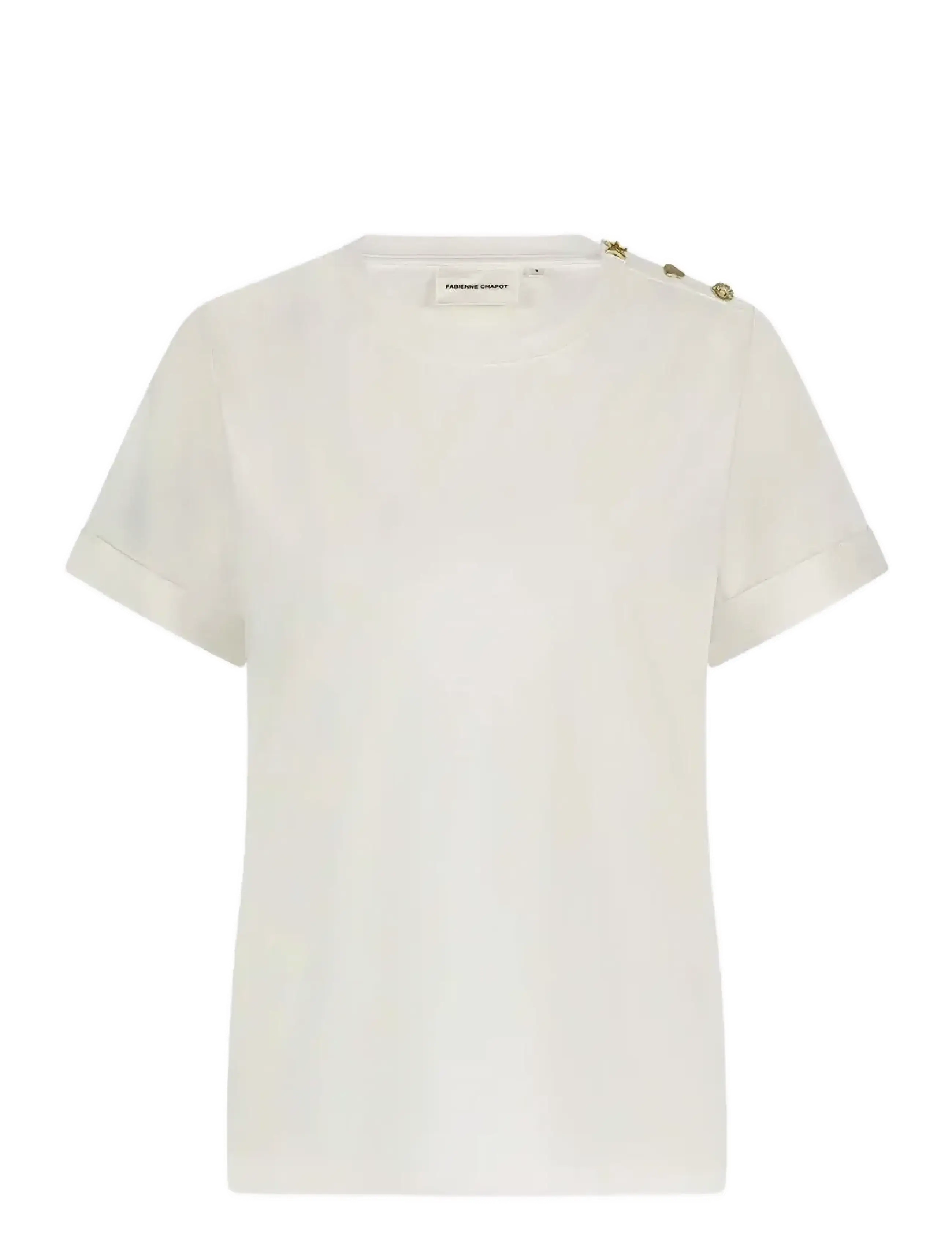 FABIENNE CHAPOT Phil V-Ausschnitt T-Shirt Weiß - XS - Damen