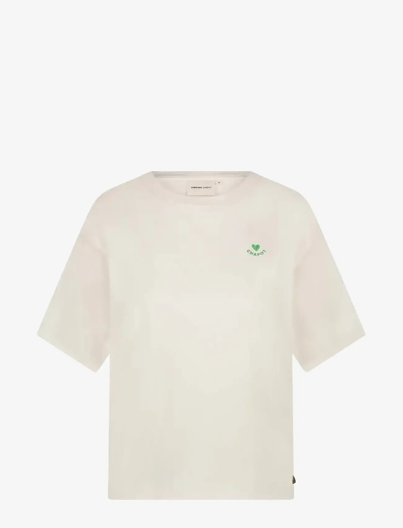 Fabienne Chapot - Steve Sketchbook T-Shirt - t-shirts - cosy white/orange - 1