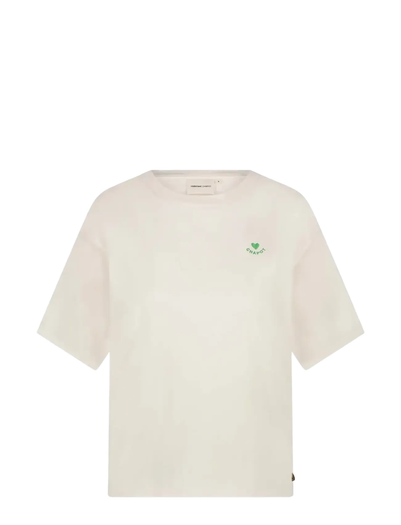 Fabienne Chapot Steve Sketchbook T-Shirt - Kleding - COSY WHITE/ORANGE / white