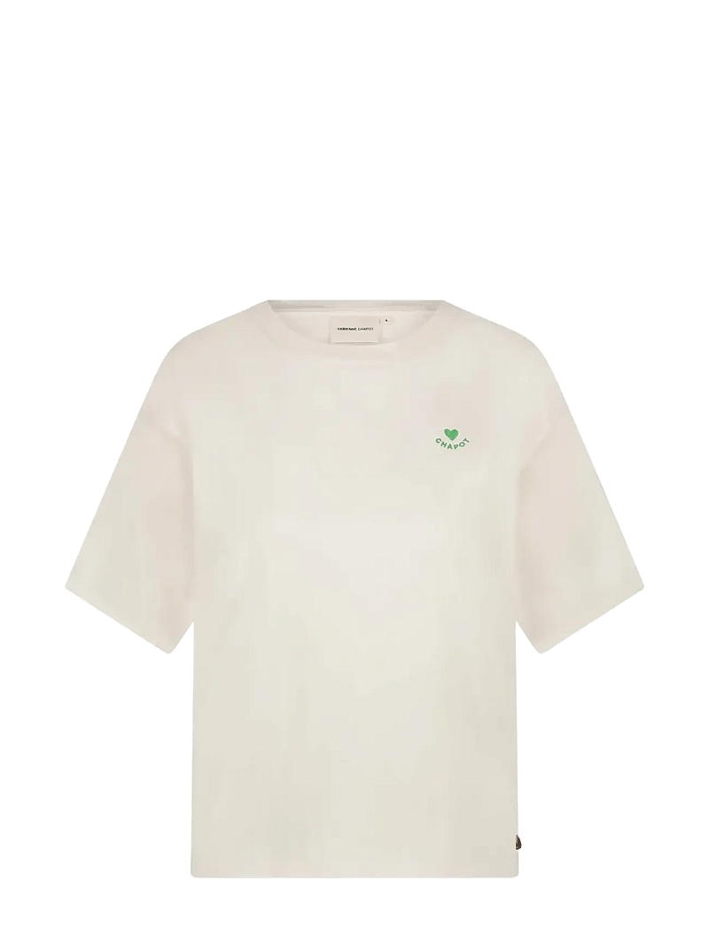Fabienne Chapot - Steve Sketchbook T-Shirt - t-shirts - cosy white/orange - 1