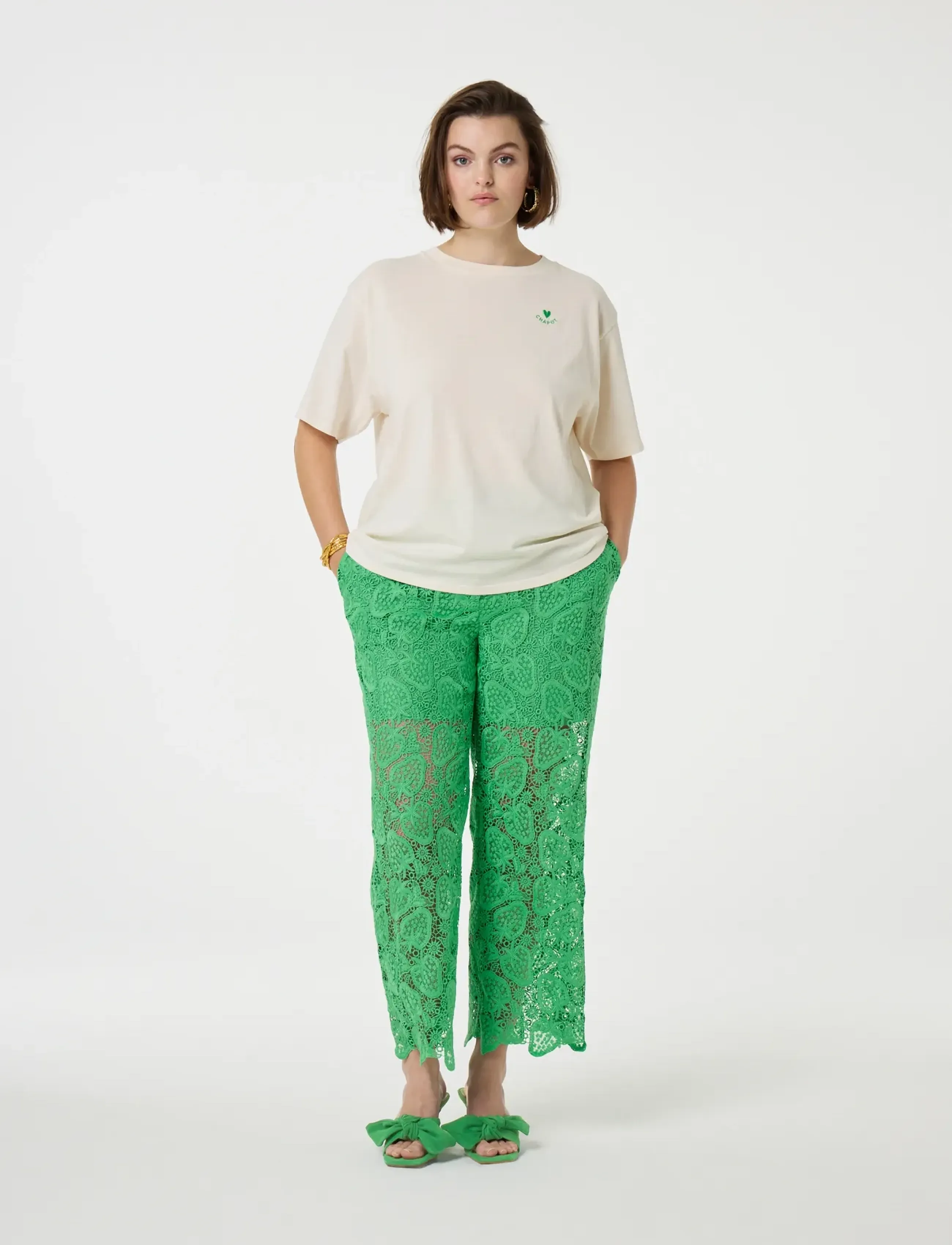 Fabienne Chapot - Steve Sketchbook T-Shirt - cosy white/orange - 3