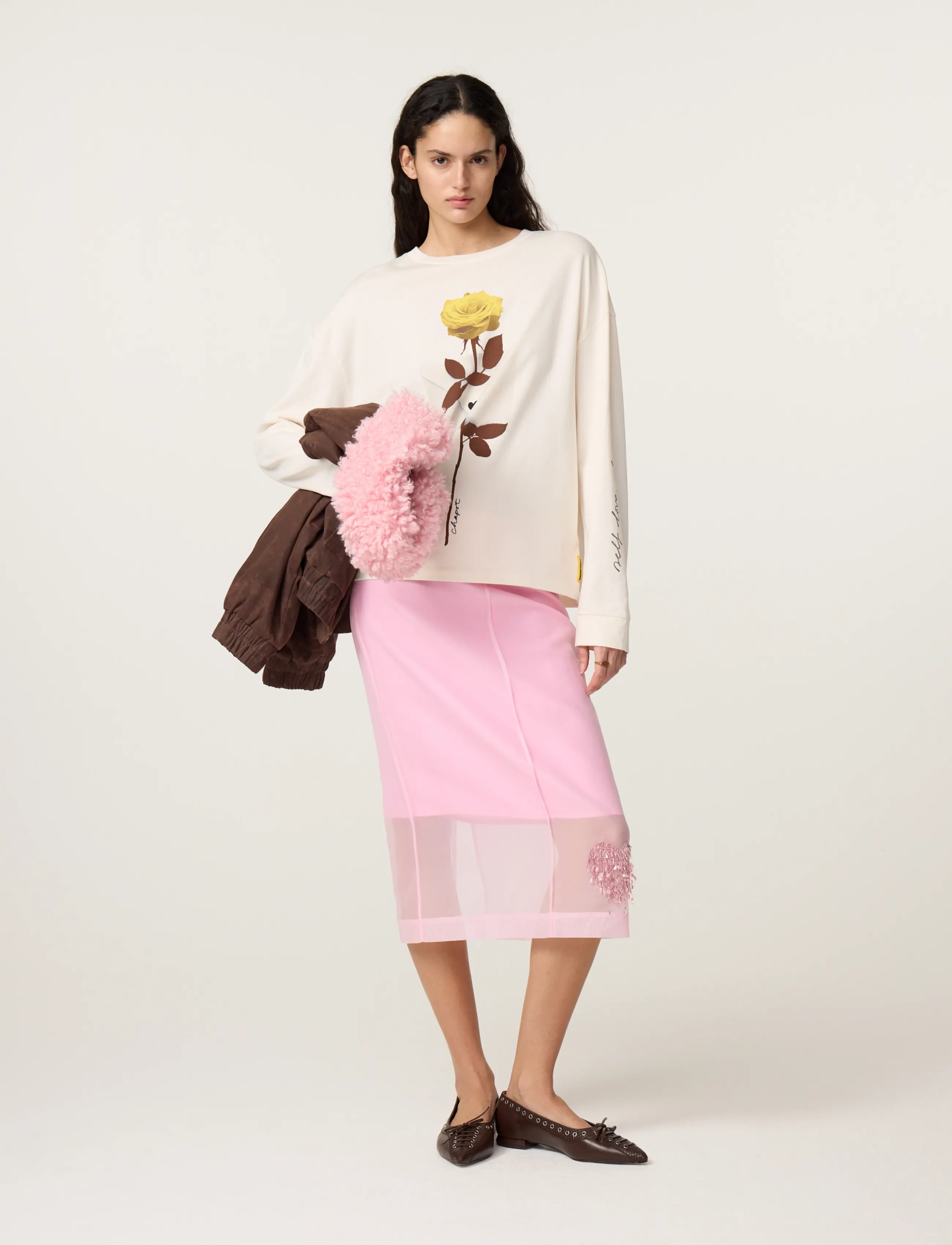 Fabienne Chapot - Phileine Rose LS T-shirt - langärmlige tops - cosy white - 0