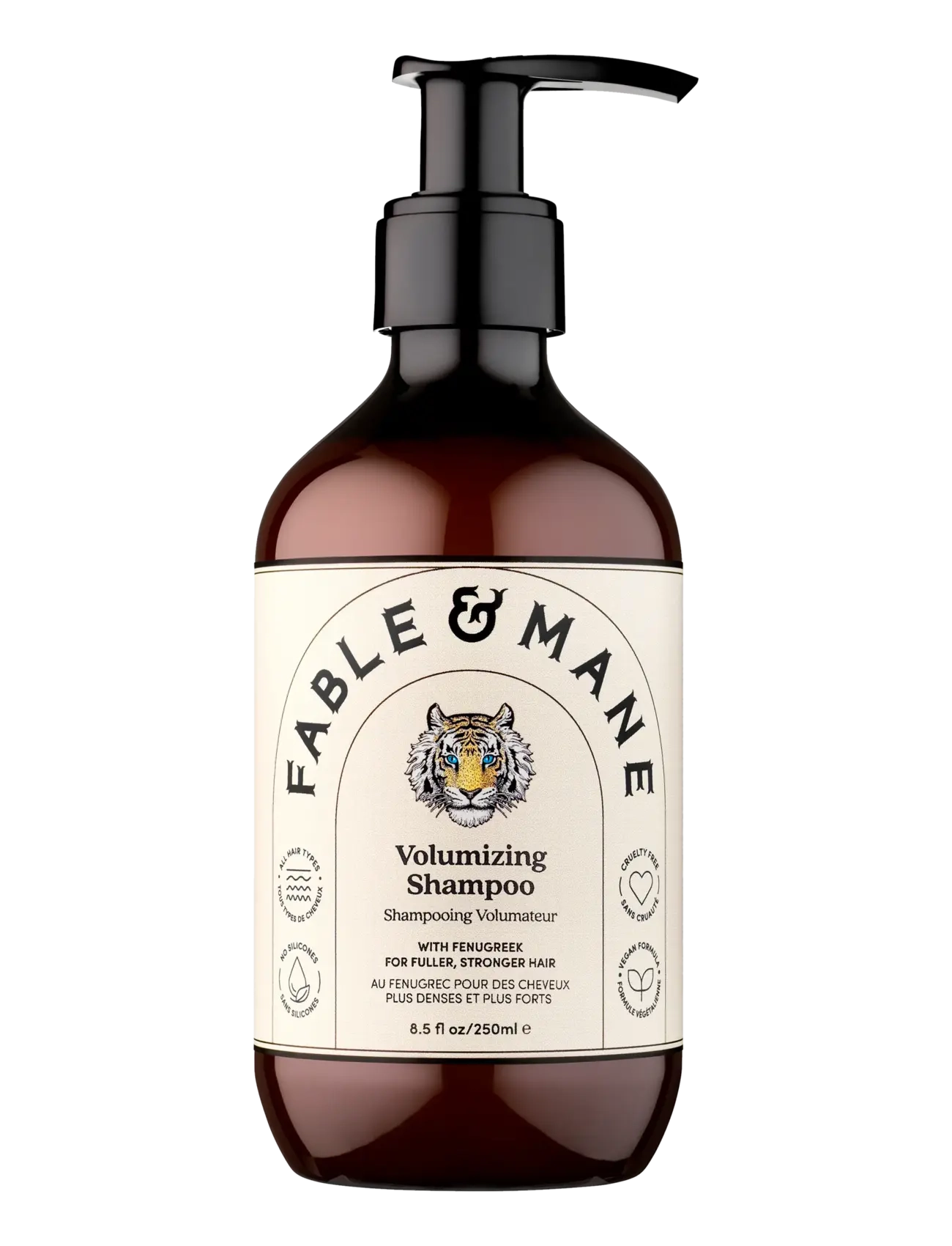 Fable and Mane Fable & Mane Volumizing Shampoo 250Ml, Shampoo, Nude, Str: 250 ML