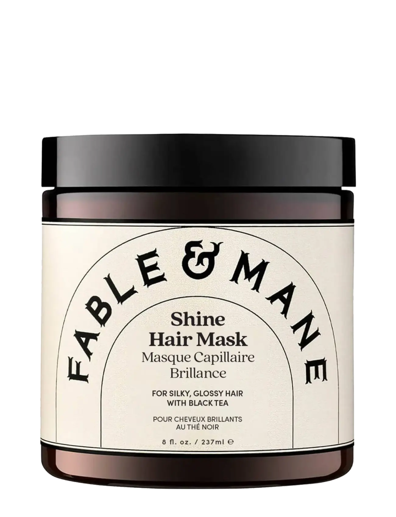 Fable and Mane Fable & Mane Shine Hair Mask 237Ml, Hair Ansigtsmaske, Brun, Str: 237 ML