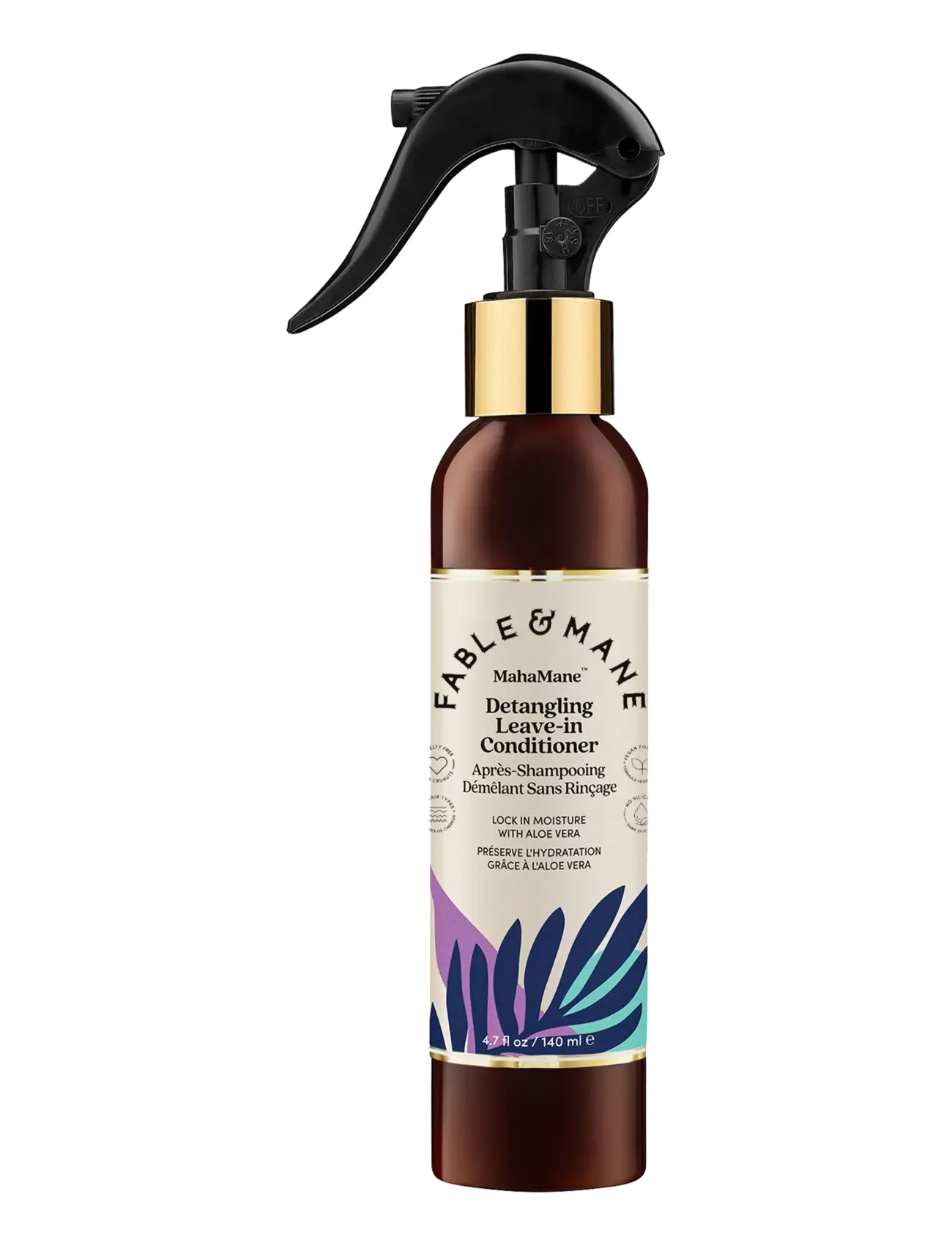 Fable and Mane Fable & Mane Mahamane Detangling Leave-In Conditioner 140Ml, Leave-in Behandling, Nude, Str: 140 ML