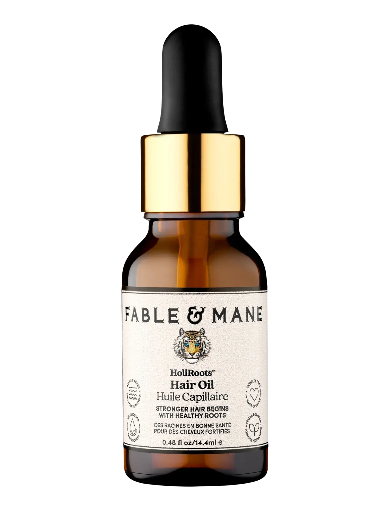 Fable and Mane Fable & Mane MahaMane Smooth & Shine Hair Oil 14.4ml - Håroljor - CLEAR / undefined