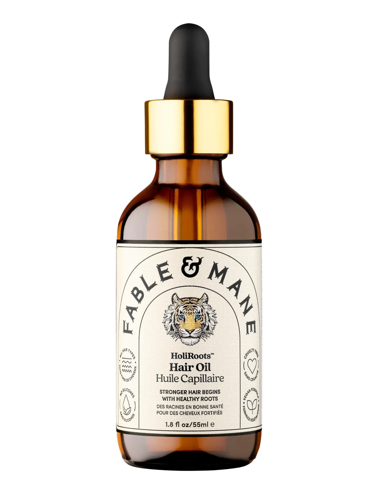 Fable and Mane Fable & Mane HoliRoots Pre-Wash Strengthening Hair Oil  55ml - Håroljor - CLEAR / undefined