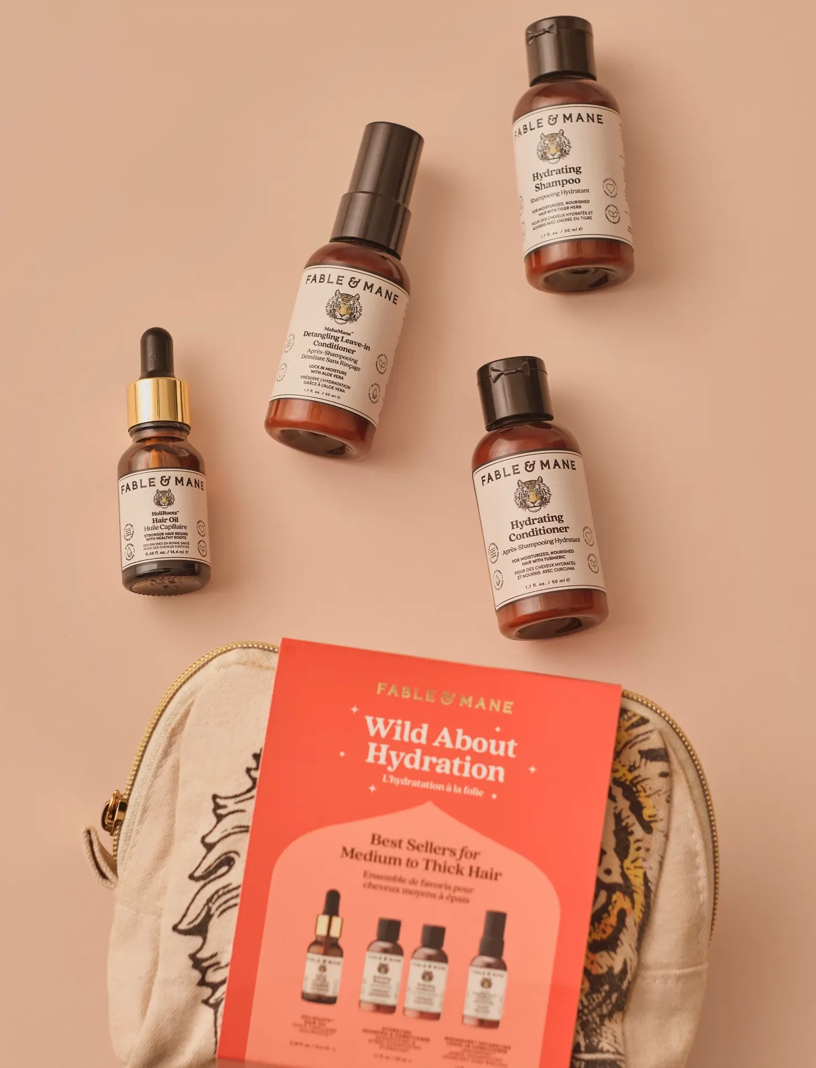 Fable and Mane Fable & Mane Wild About Hydration Set, 165 ml, Nude, Pleje > Shampoo, Dame