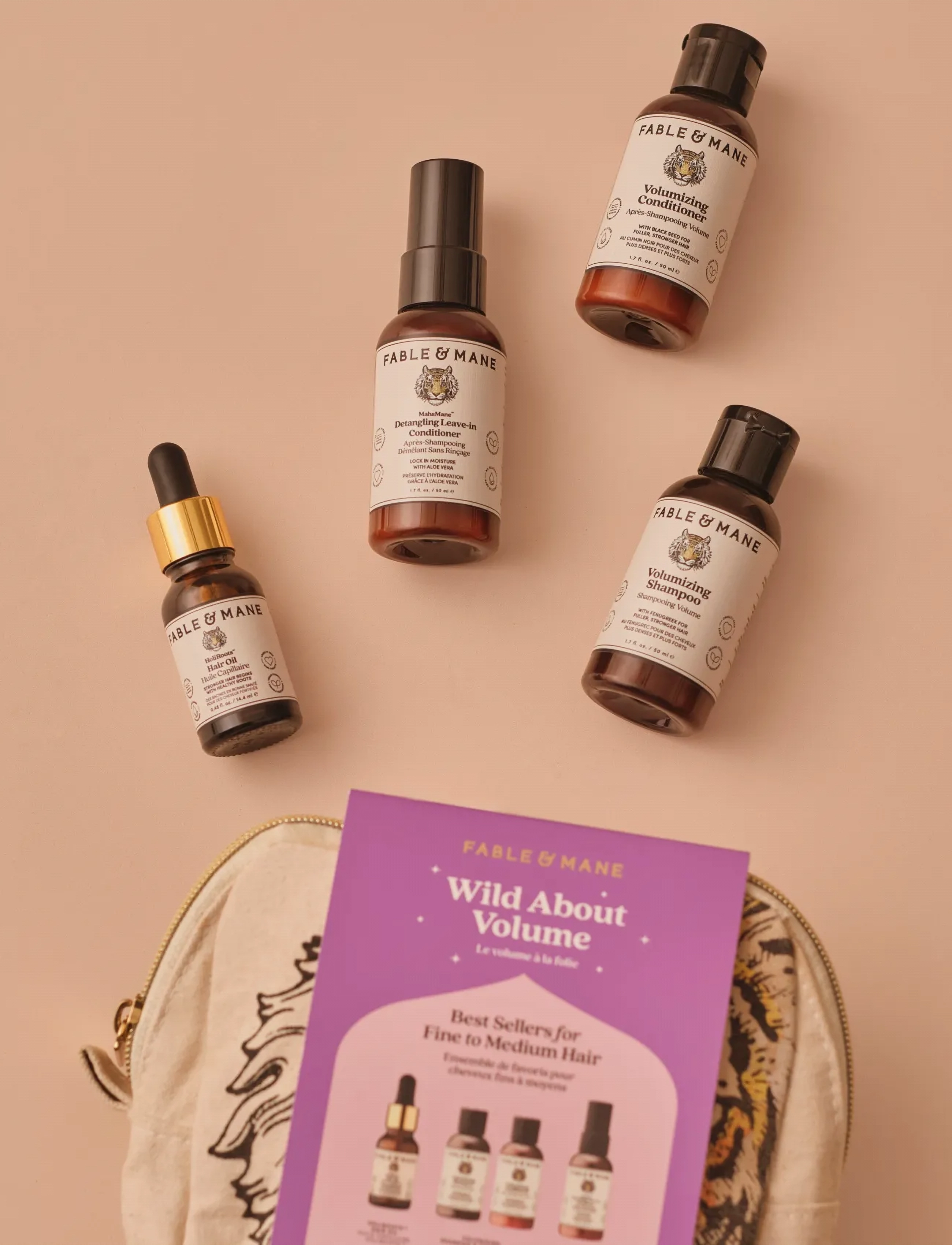 Fable and Mane Fable & Mane Wild About Volume Set, 165 ml, Nude, Pleje > Shampoo, Dame