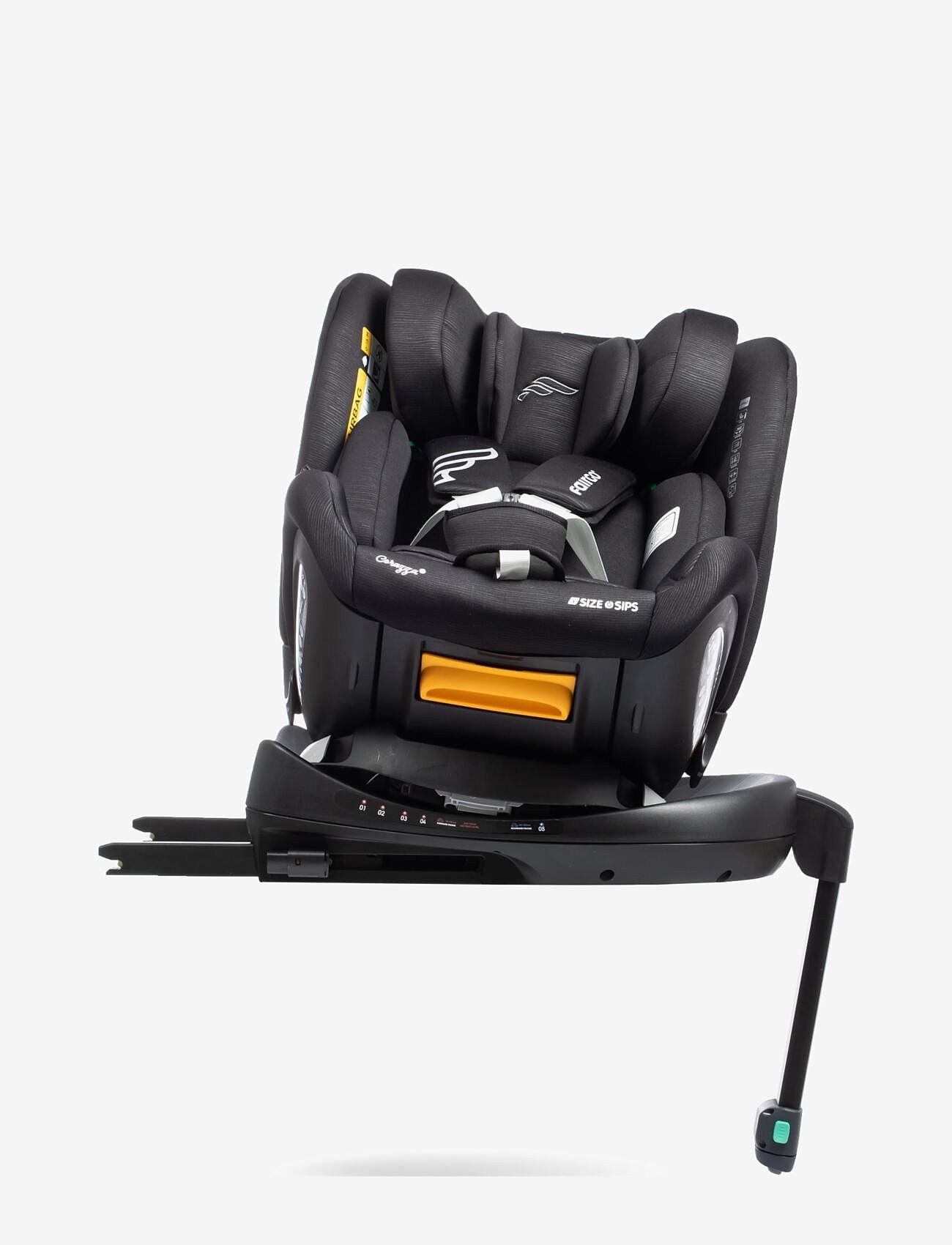 Fairgo - Corazza i-Size car seat 40-150 cm - Black Sand - black - 4