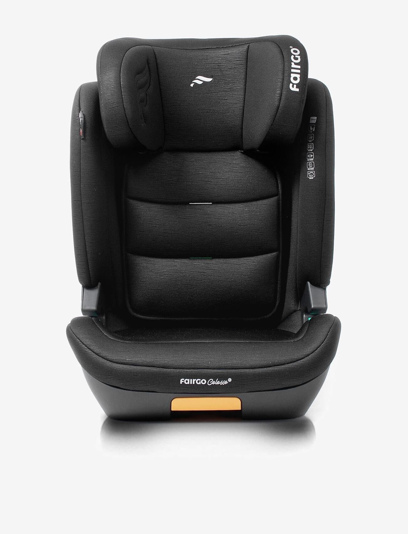 Fairgo - Colosso i-size autostol 100-150 cm - Black Sand - bilbarnstolar - black - 0