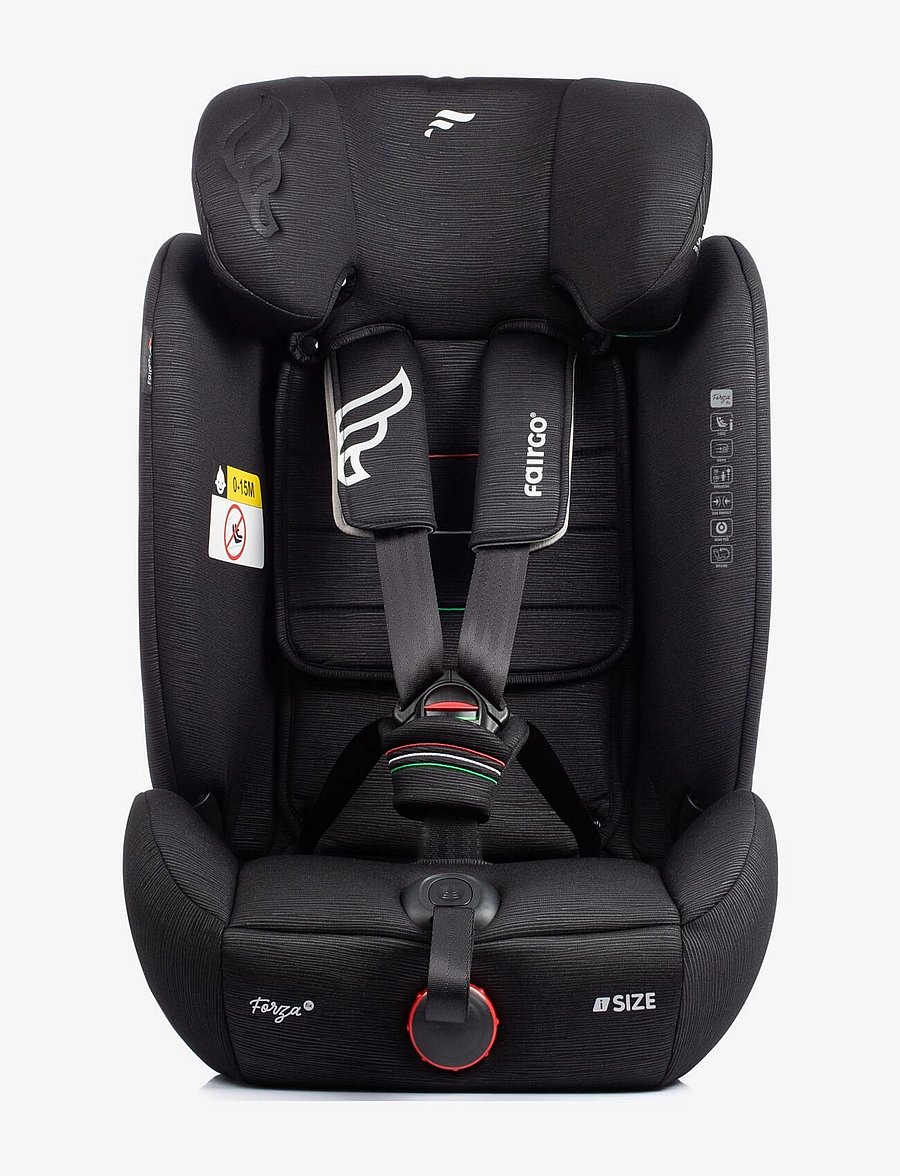 Fairgo - Forza i-size autostol 76-150 cm - Black Sand - autositz - black - 1