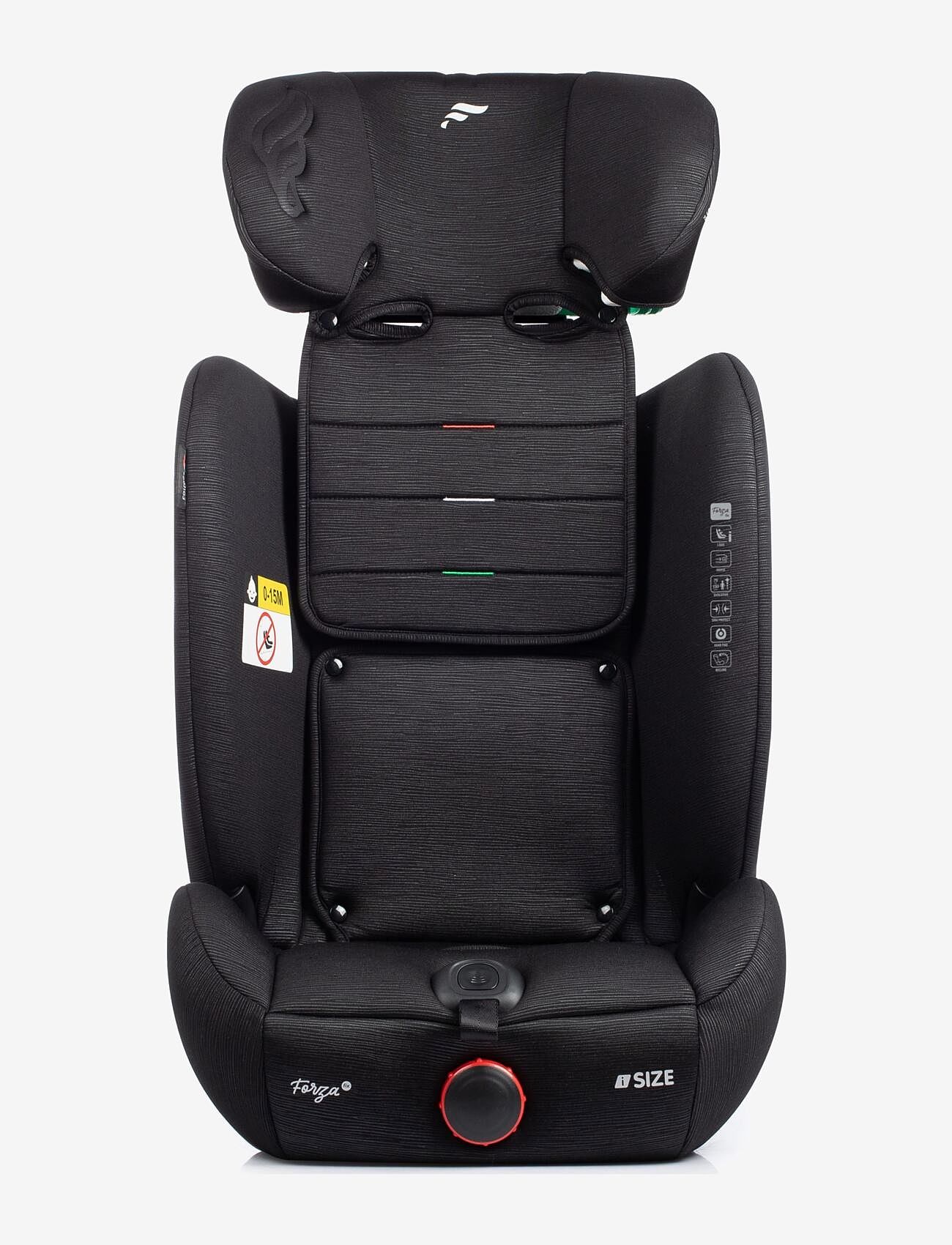 Fairgo - Forza i-size autostol 76-150 cm - Black Sand - black - 2