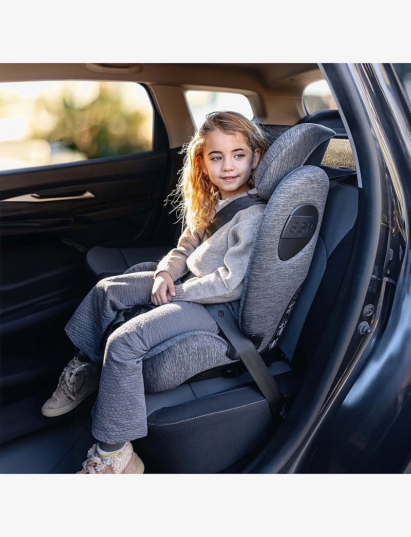 Fairgo - Forza i-size autostol 76-150 cm - Black Sand - laste turvatoolid - black - 5