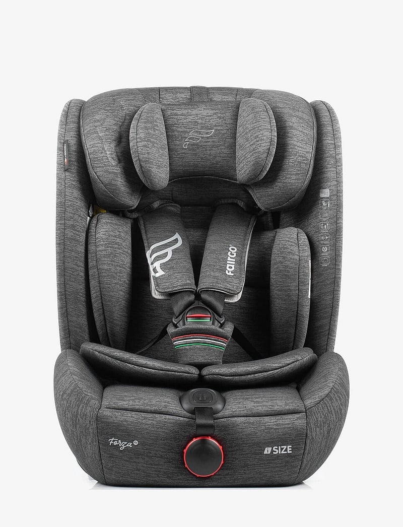 Fairgo - Forza i-size autostol 76-150 cm - Stone Grey - grey - 0