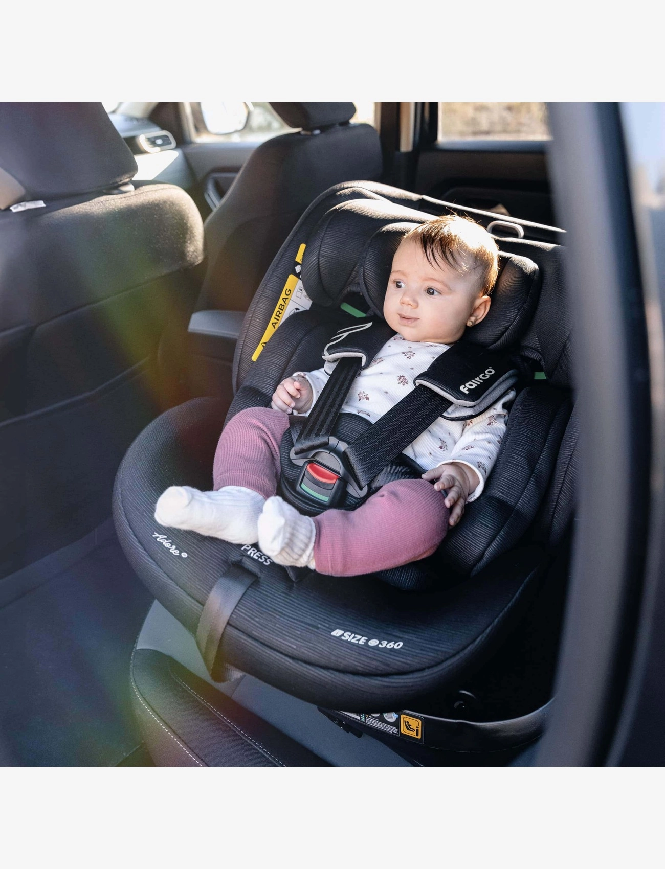 Fairgo - Adore i-size autostol 40-150 cm - Black Sand - autositz - black - 3