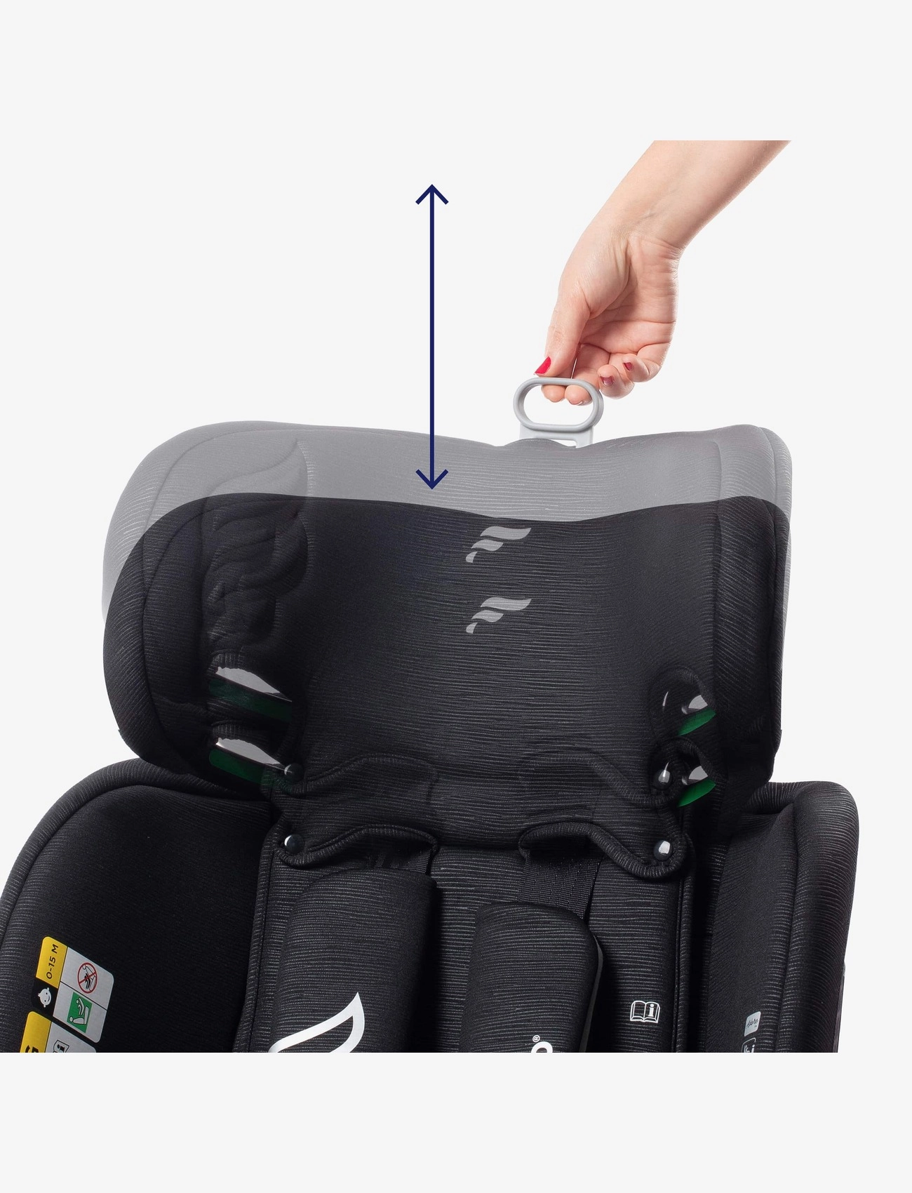 Fairgo - Adore i-size autostol 40-150 cm - Black Sand - autositz - black - 5