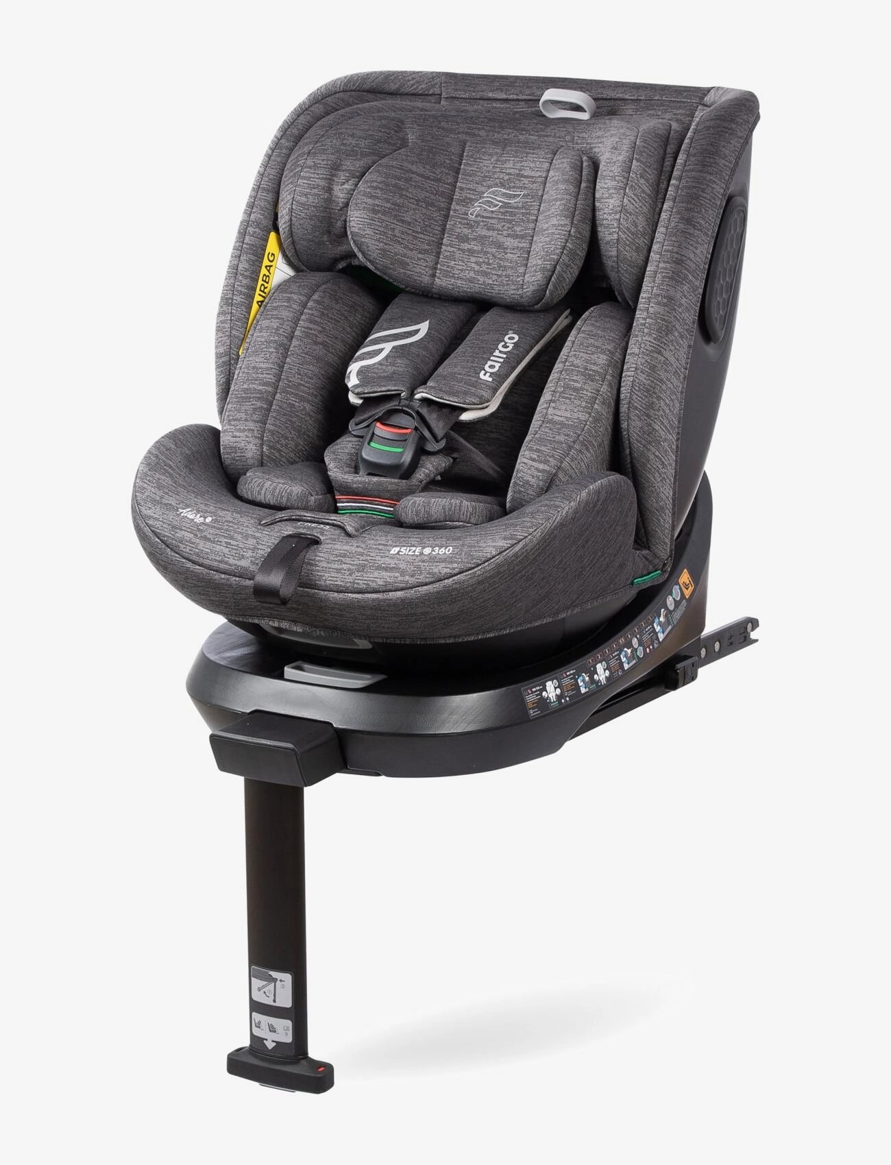 Fairgo Adore i-size autostol 40-150 cm - Stone Grey - 4 for 3 - GREY / grey