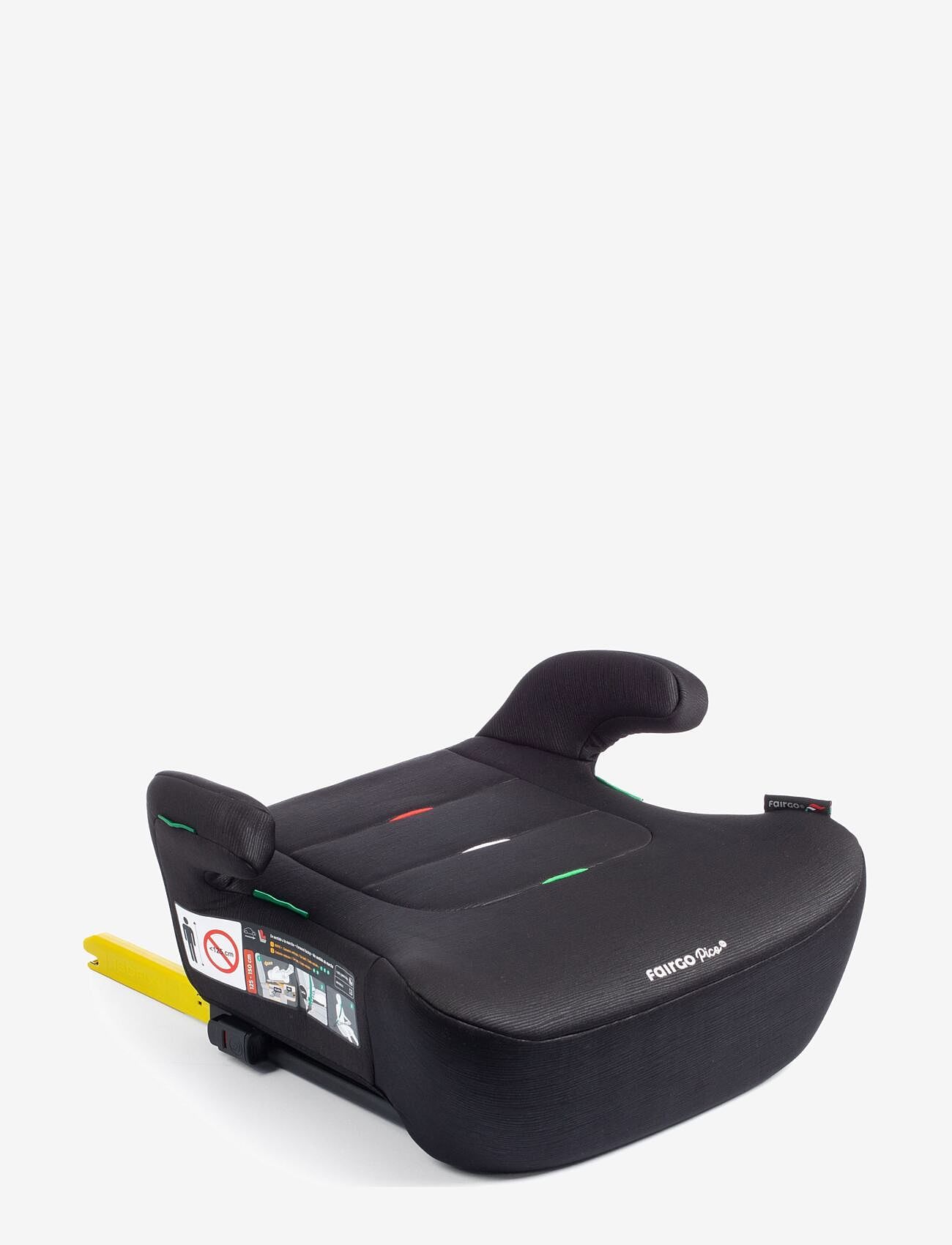 Fairgo - Pico i-Size sædepude 125-150 cm - Black Sand - bilbarnstolar - black - 1