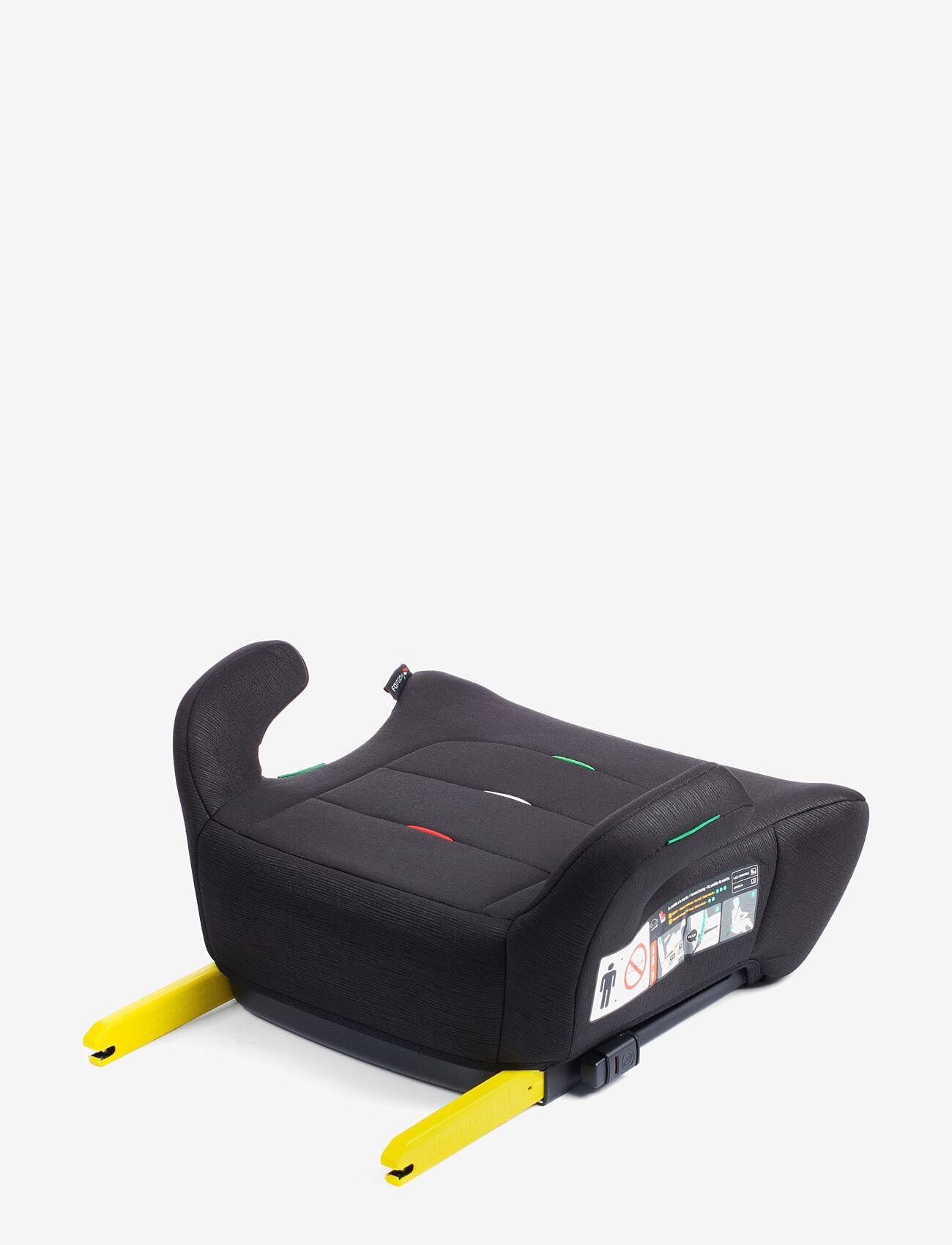 Fairgo - Pico i-Size sædepude 125-150 cm - Black Sand - bilbarnstolar - black - 2