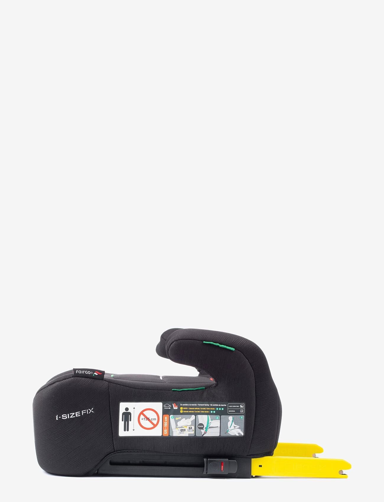 Fairgo - Pico i-Size sædepude 125-150 cm - Black Sand - bilbarnstolar - black - 4
