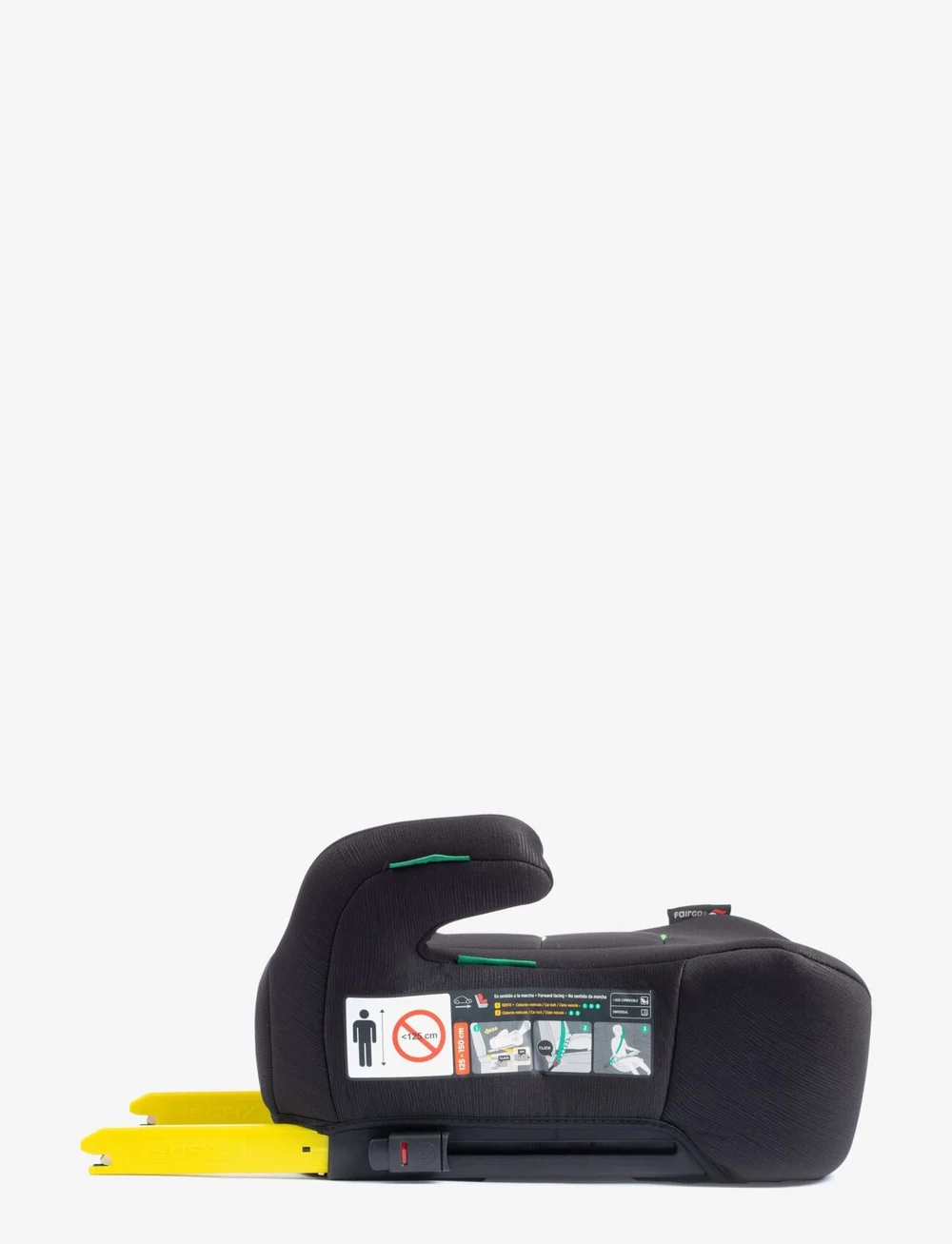 Fairgo - Pico i-Size sædepude 125-150 cm - Black Sand - kinderautositze - black - 5